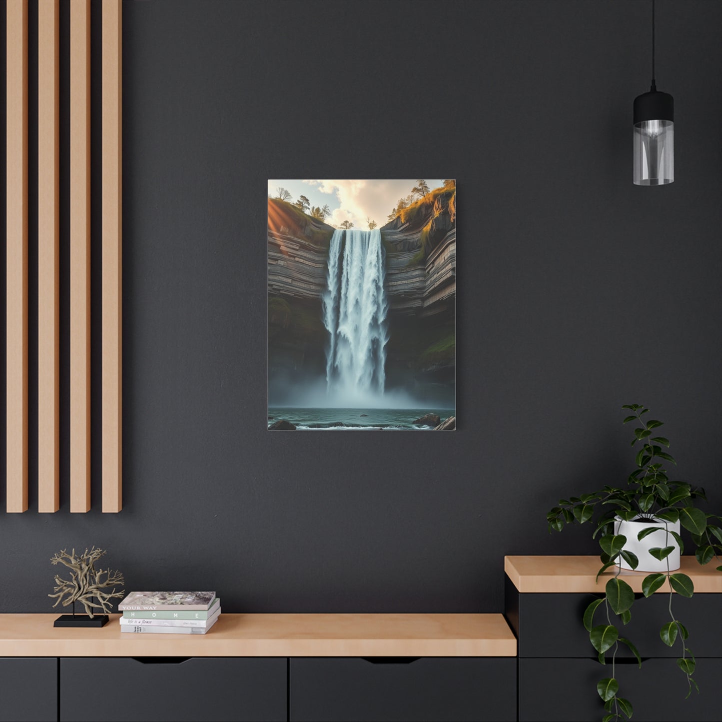 Pristine Cascade Tapestry Wall Art & Canvas Print