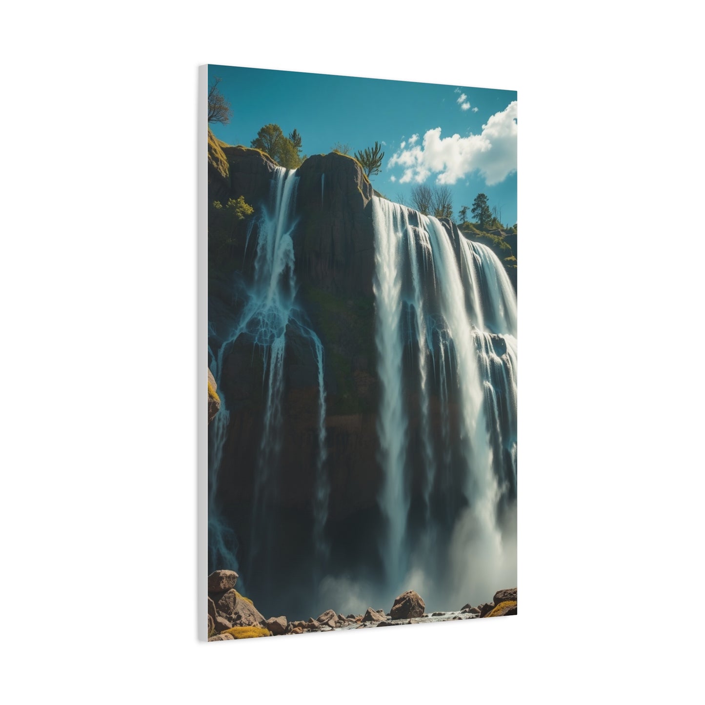 Disassembled Waterfall Reverie Wall Art & Canvas Print