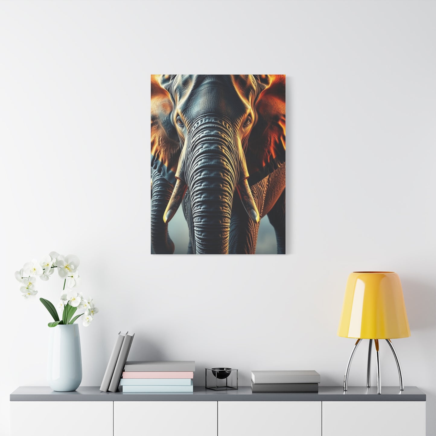 Ivory Monarch Canvas Wall Art & Canvas Print