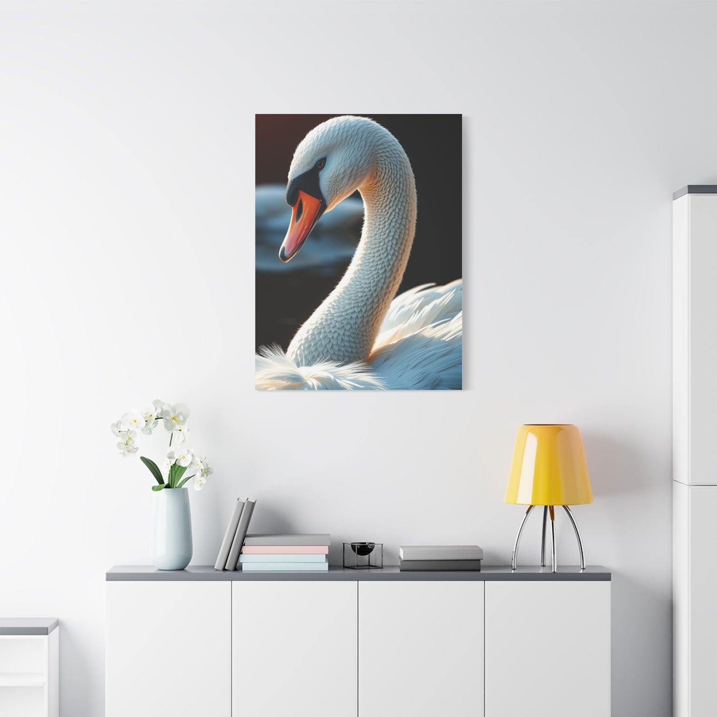 Swan Art Canvas Art 10 Wall Art & Canvas Print