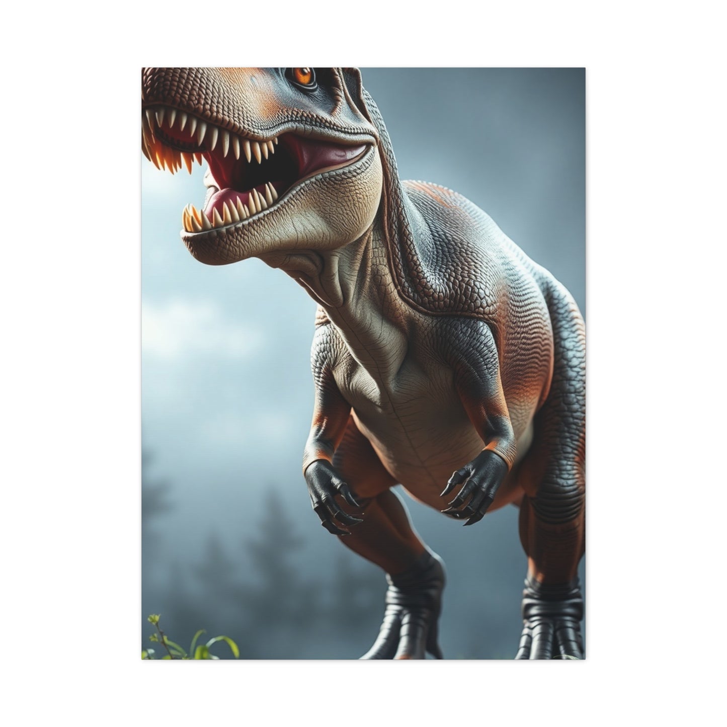 Tyrannosaurus Rex Art Canvas Art 3 Wall Art & Canvas Print