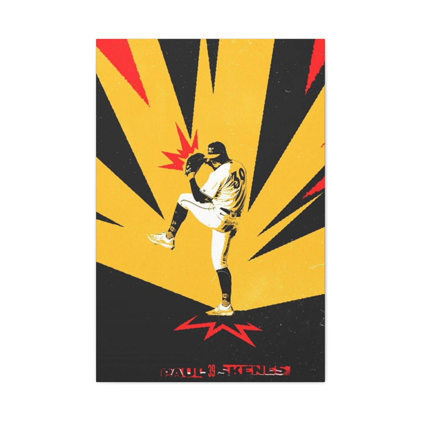 Baseball Game Play Poster Wall Art & Canvas Prints