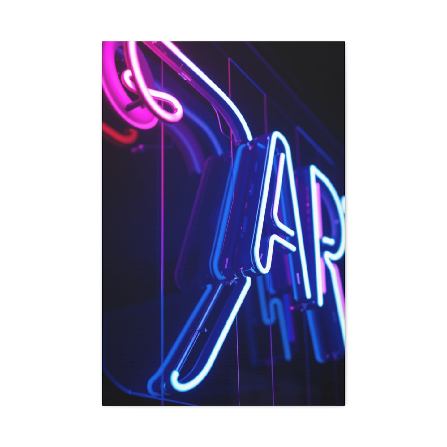 Neon Art Premium Canvas 20 Wall Art & Canvas Print