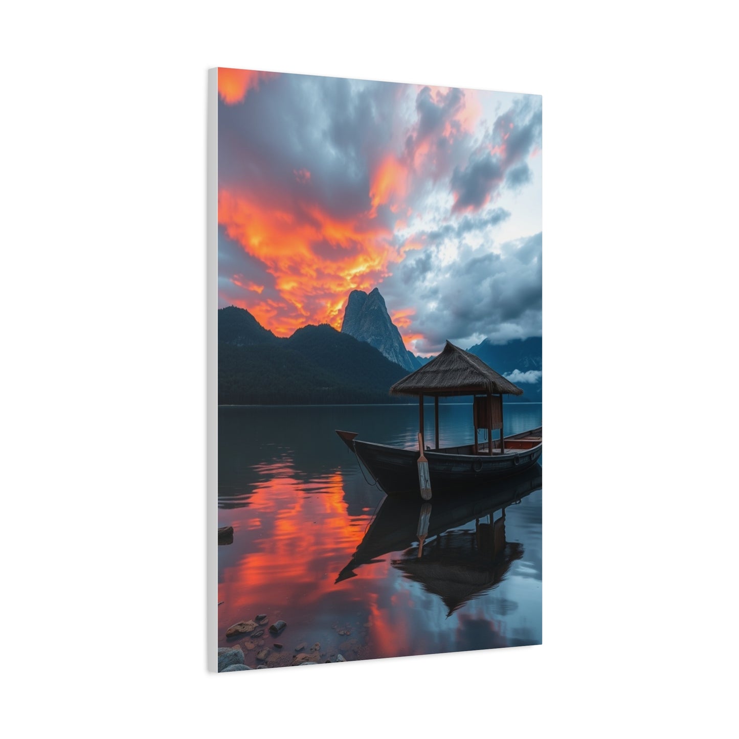 Luminous Ripples Portrait Wall Art & Canvas Print