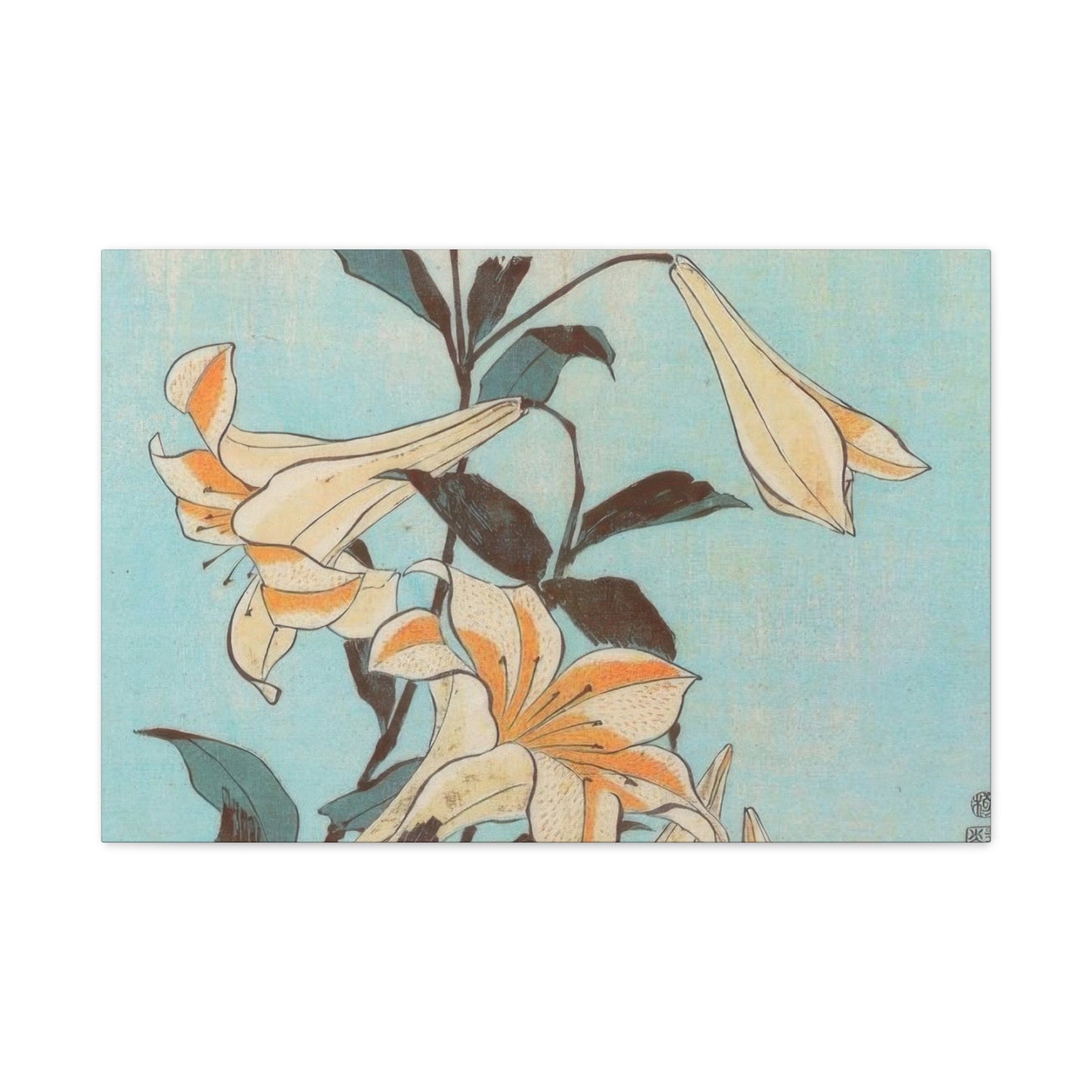 Katsushika Hokusai Ai Lilies Wall Art & Canvas Prints