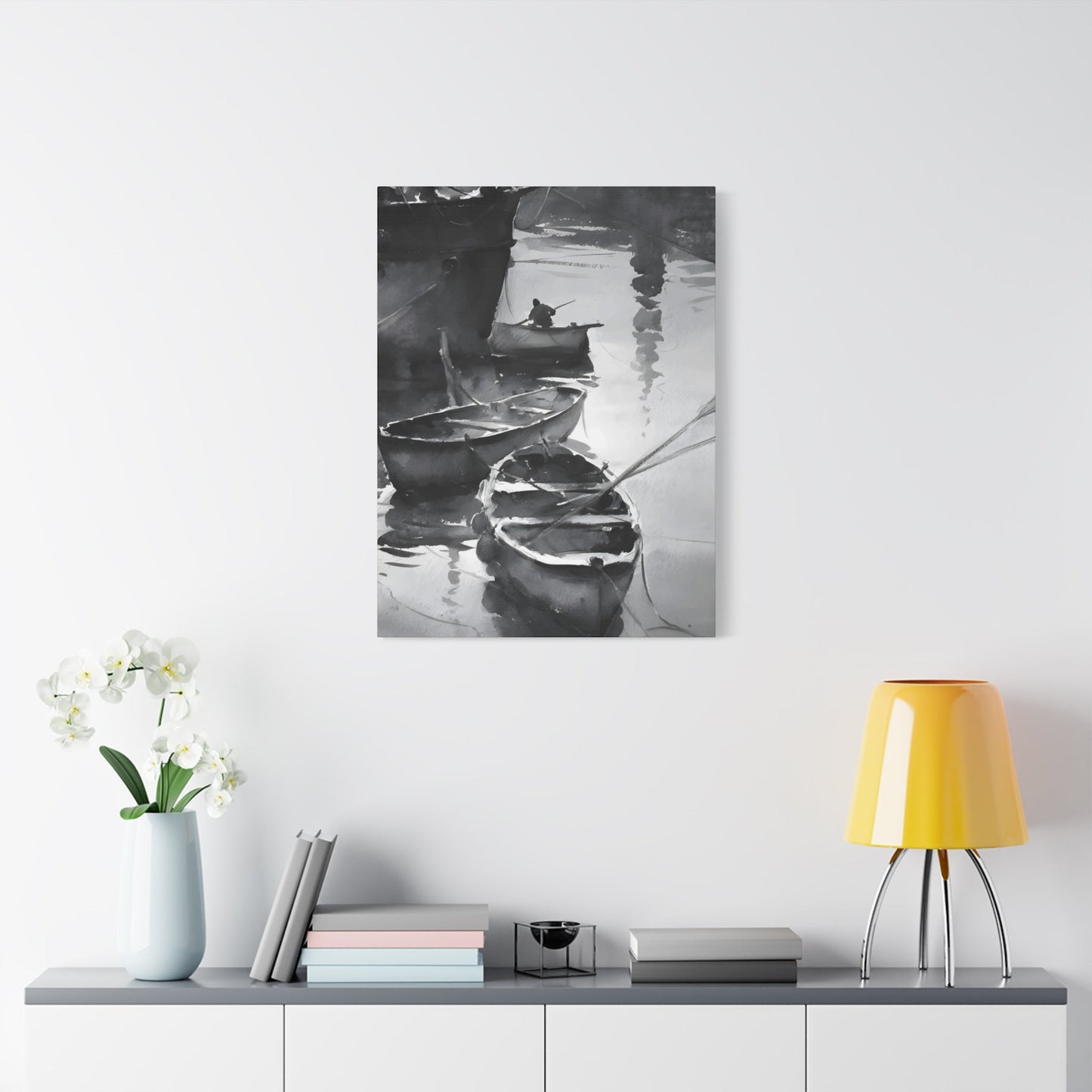 Boat Oil Painting Wall Art & Canvas Prints