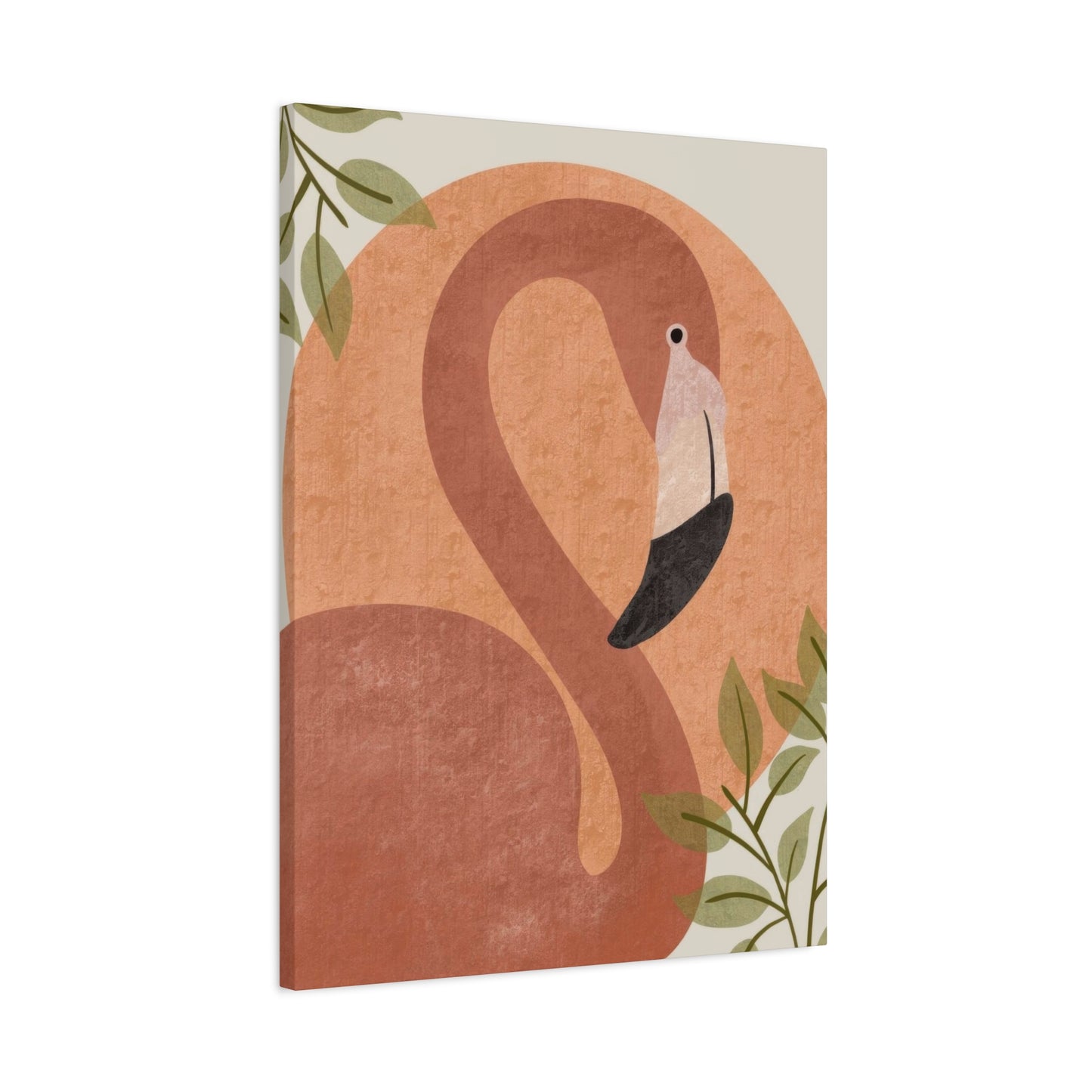 Flamingo Earth Tones Wall Art & Canvas Prints