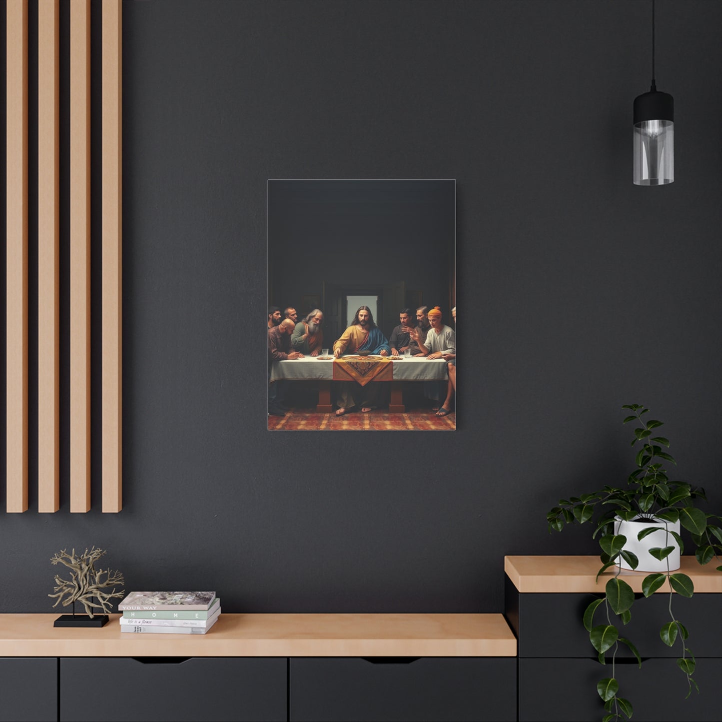 The Last Supper Art Canvas Art 5 Wall Art & Canvas Print