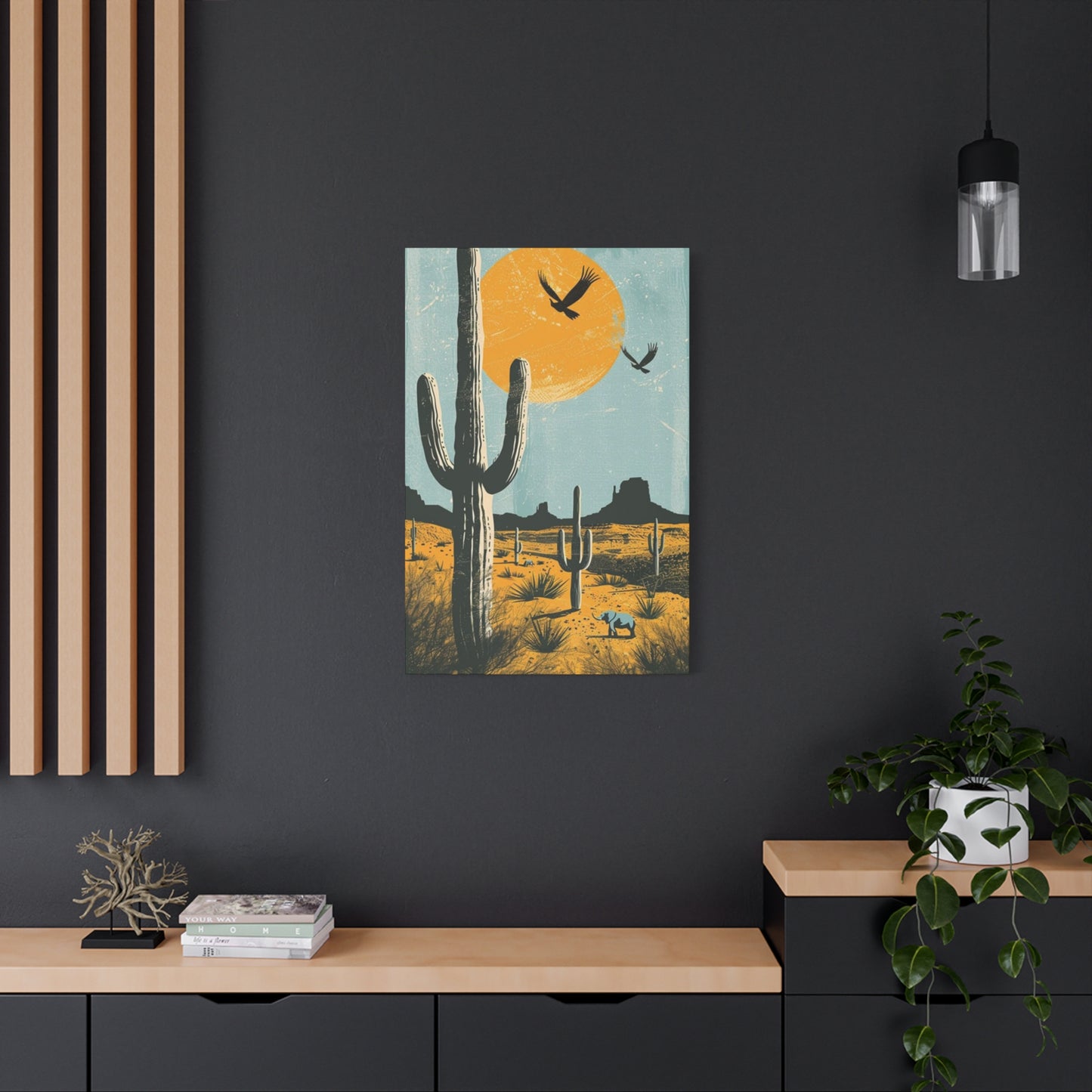 Huge Cactus In Arizona Wall Art & Canvas Prints