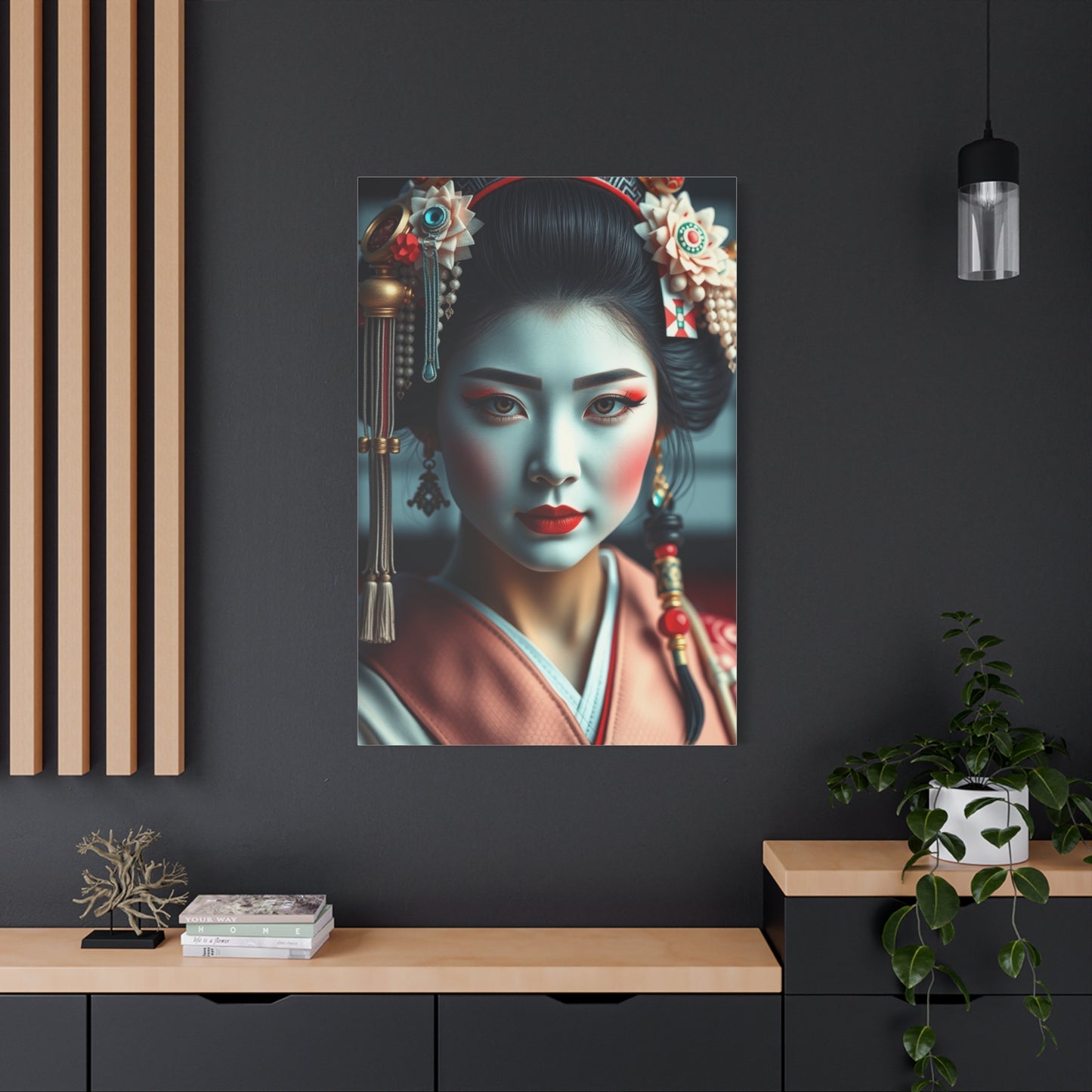 Geisha Art Canvas Art 4 Wall Art & Canvas Print