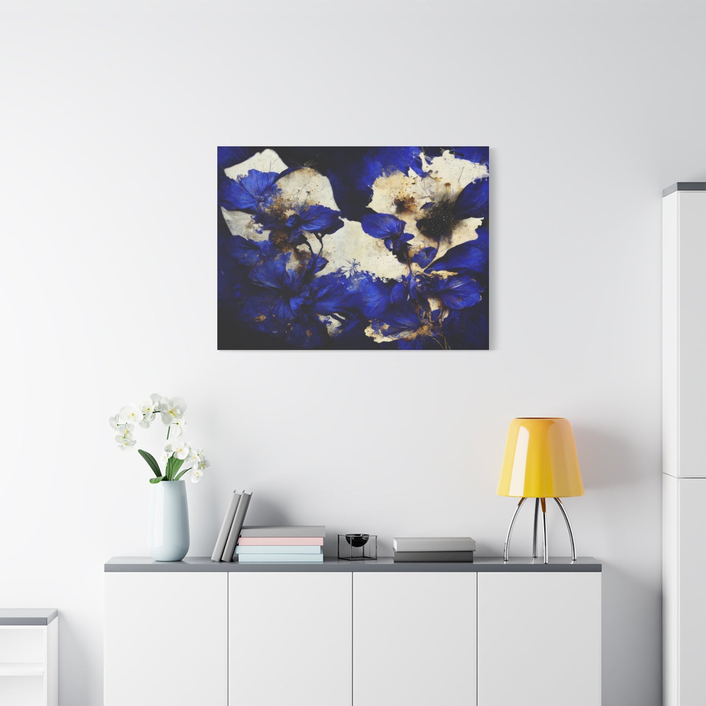 Blue Petals Wall Art & Canvas Prints