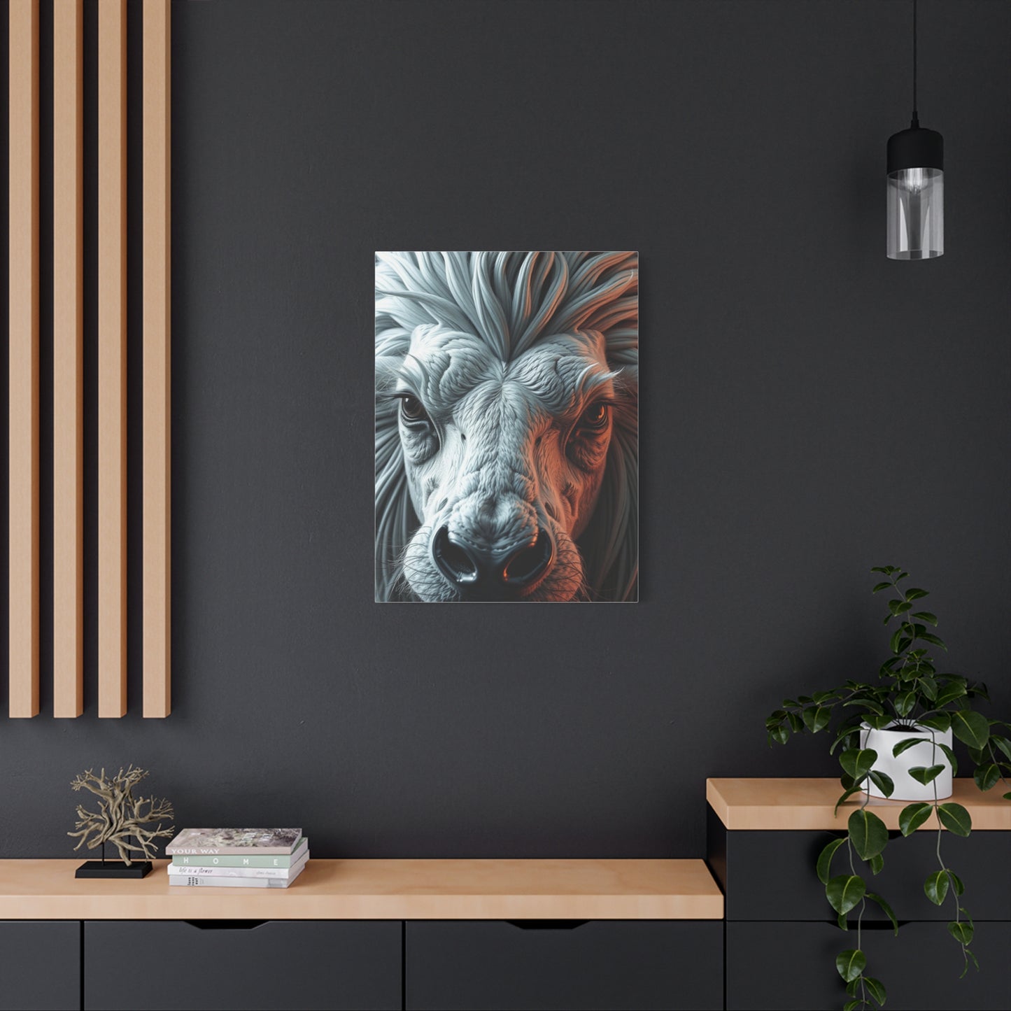Gray & White Art Canvas Art 2 Wall Art & Canvas Print