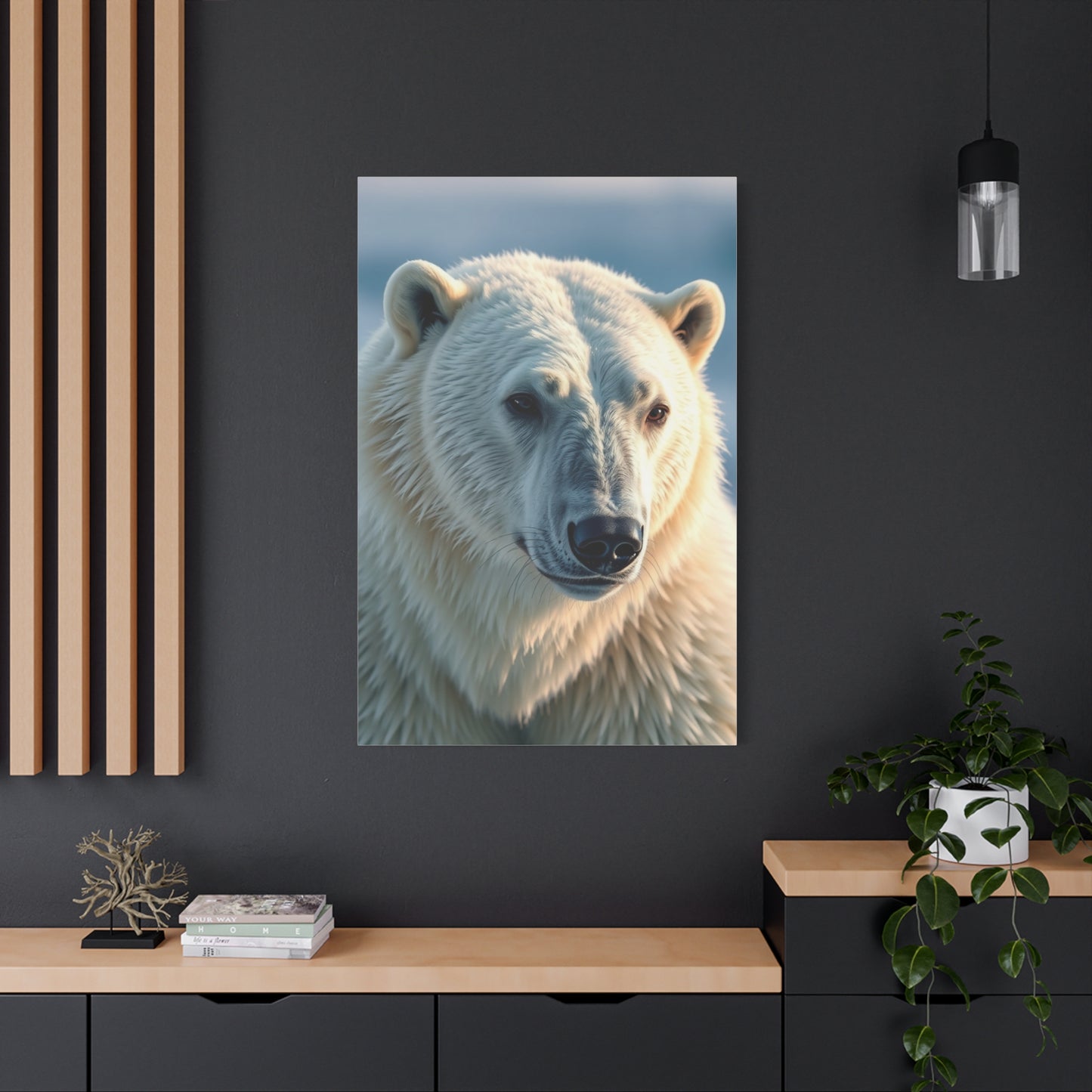 Polar Bear Art Luxury Canvas Wall Art & Canvas Print