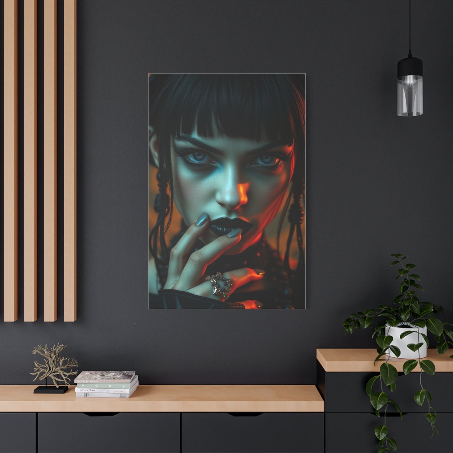 Ebon Enigma Wall Art wall art & canvas print