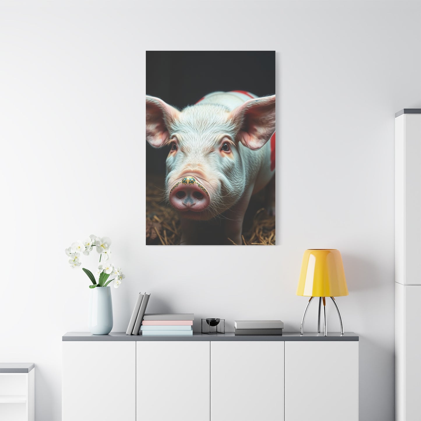 Pig Art Canvas Art 2 Wall Art & Canvas Print
