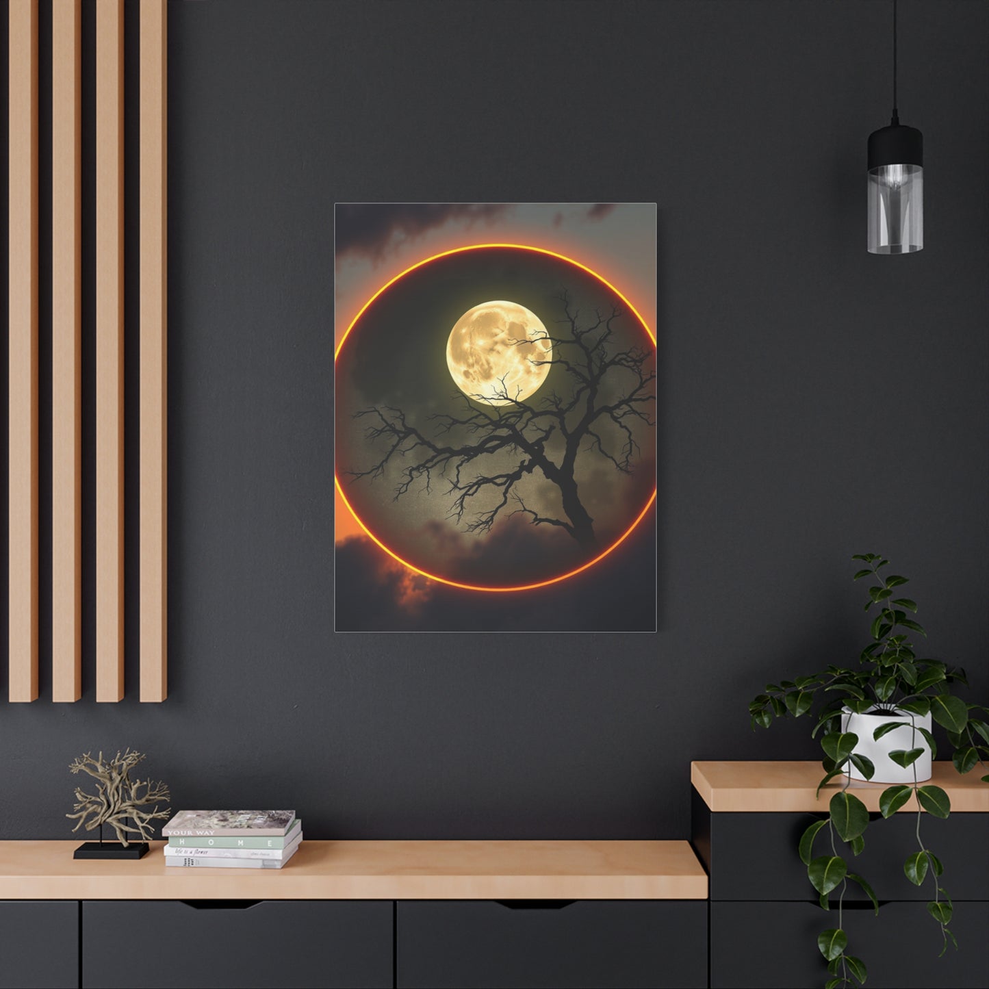 Moon Art Premium Canvas 19 Wall Art & Canvas Print
