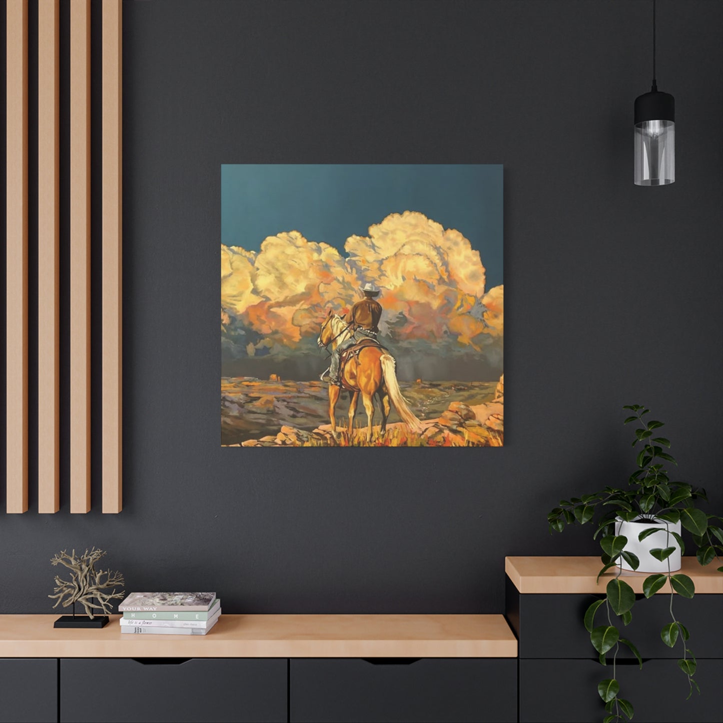 Cowboy In Southwest Wall Art & Canvas Prints