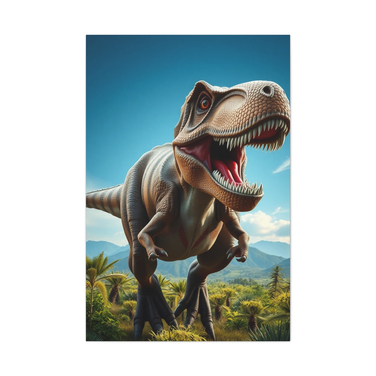 Tyrannosaurus Rex Art Canvas Art 4 Wall Art & Canvas Print