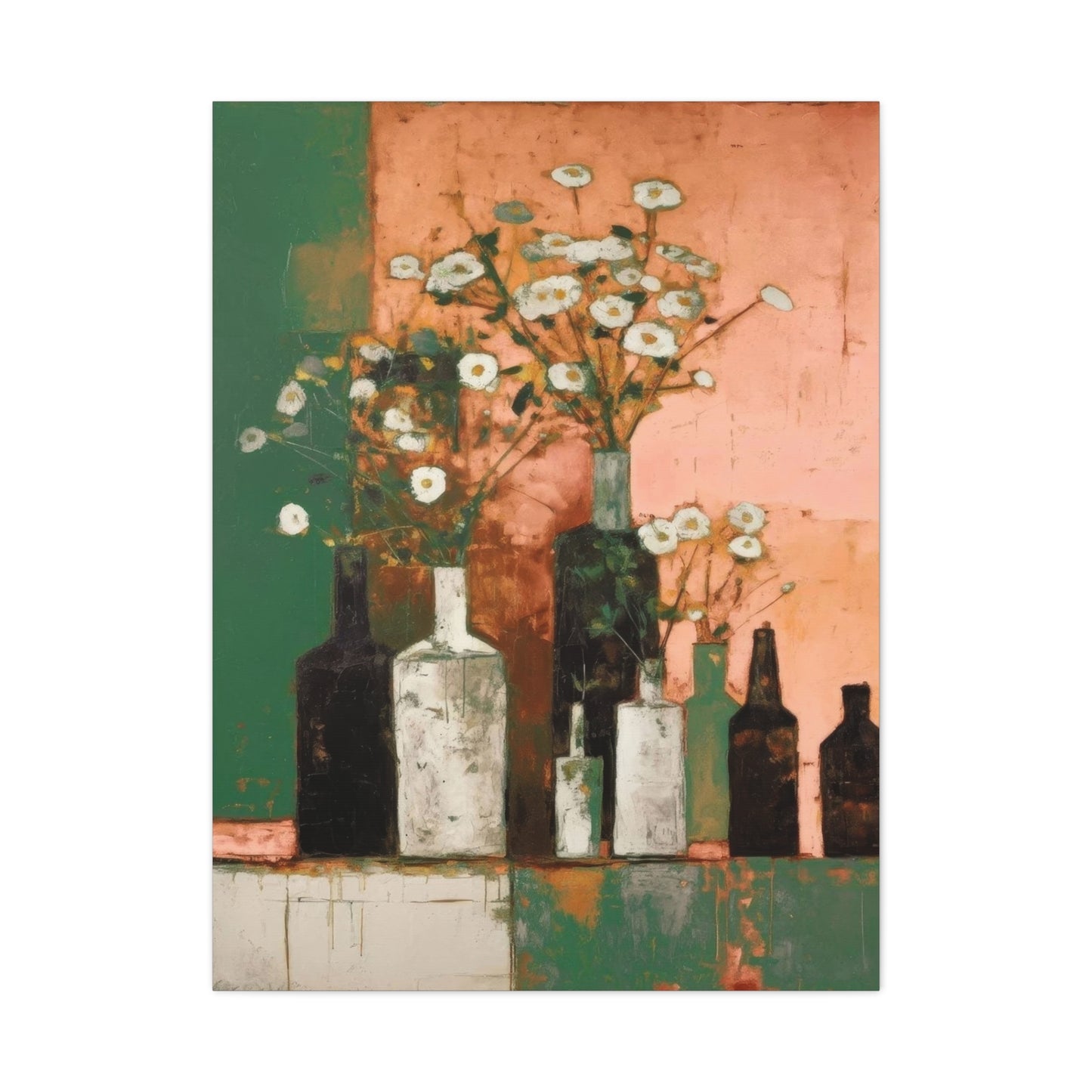 Bottles and Blooms Wall Art & Canvas Prints