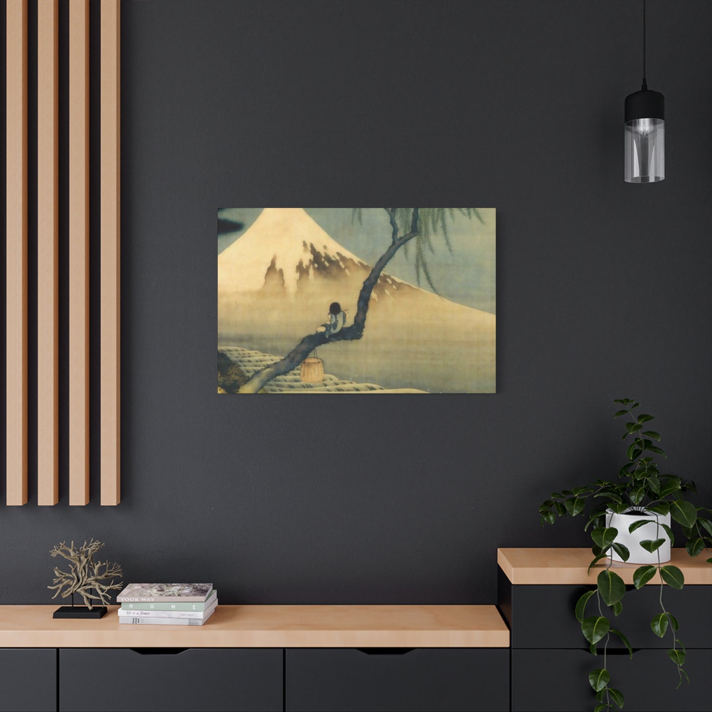 Katsushika Hokusai Boy On Mount Fuji Wall Art & Canvas Prints