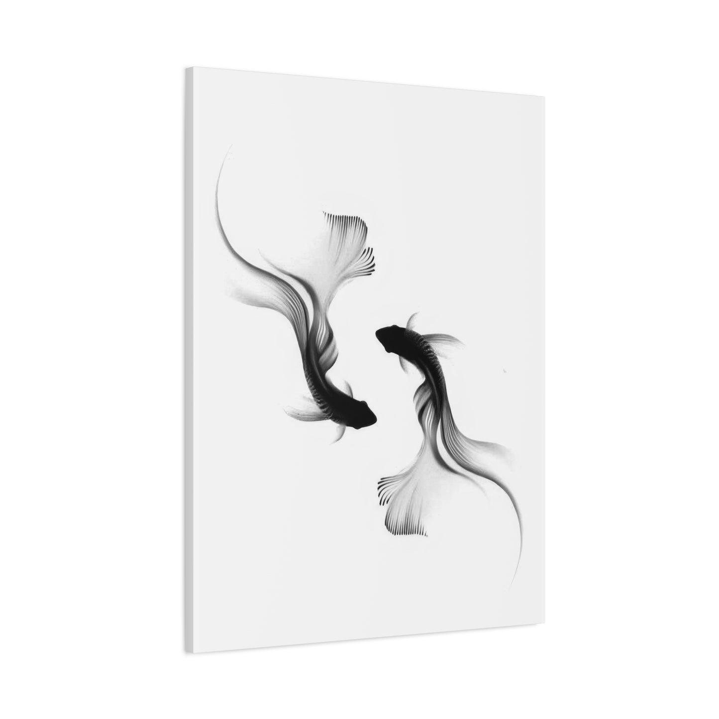 Fishes Grey Wall Art & Canvas Prints