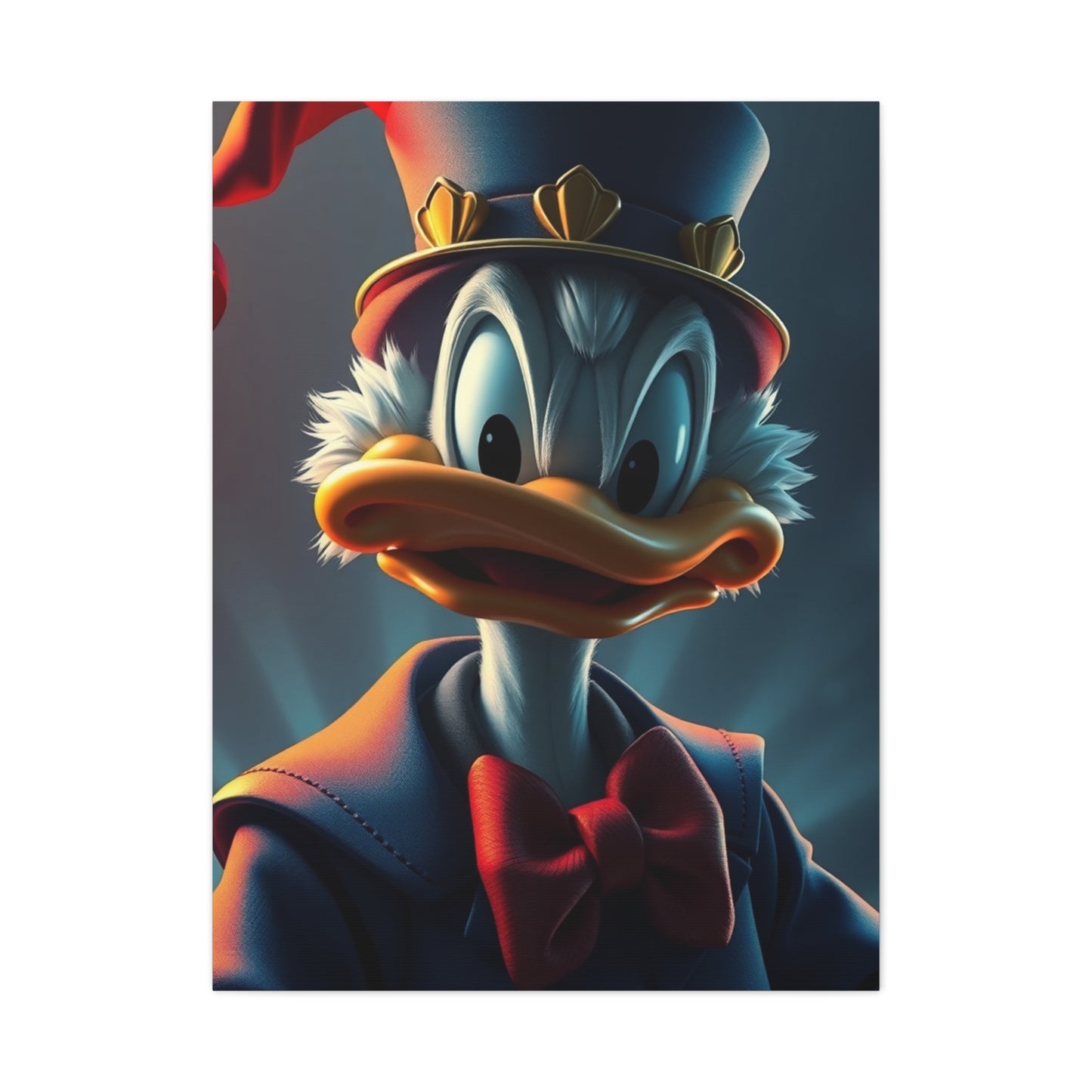 Dagobert Scrooge McDuck Art Premium Canvas 19 Wall Art & Canvas Print