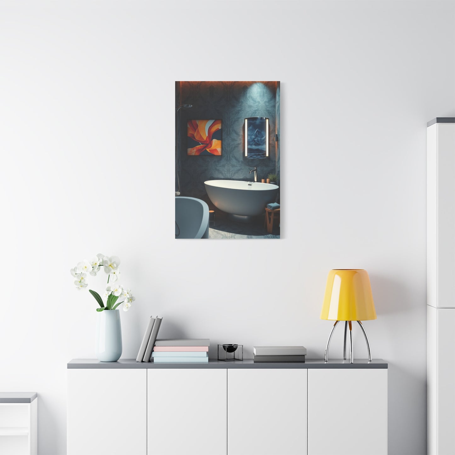 Refined Bath Sanctuary Art Wall Art & Canvas Print
