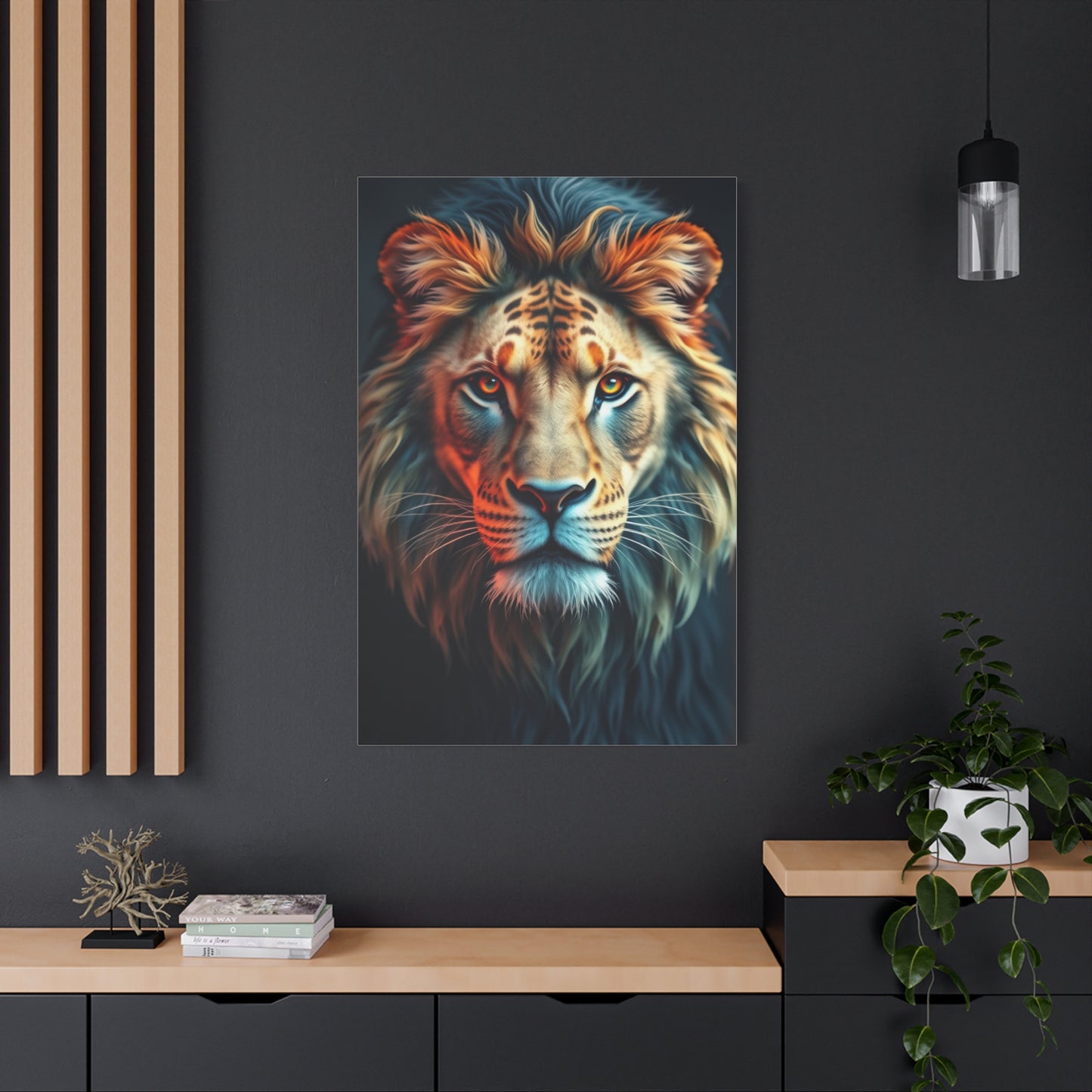 Gilded Monarch of the Wild Wall Art & Canvas Print