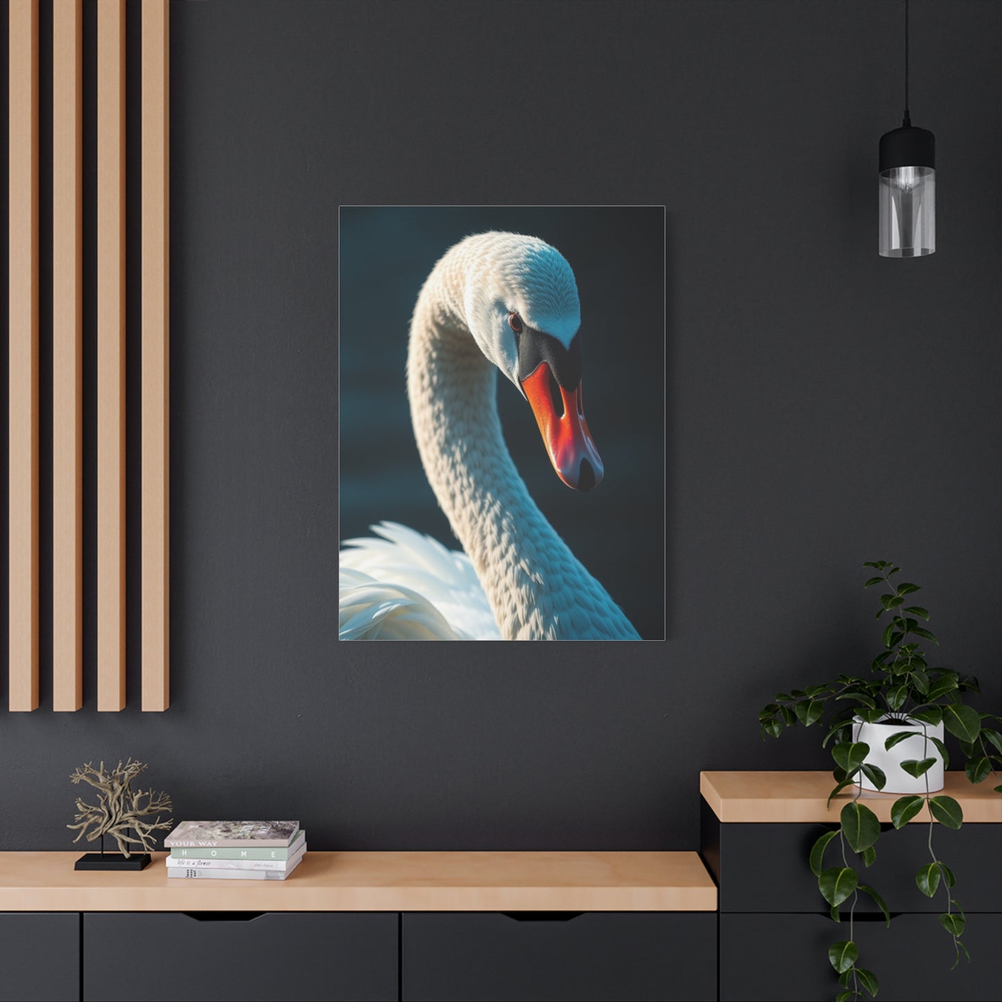 Swan Art Canvas Art 8 Wall Art & Canvas Print