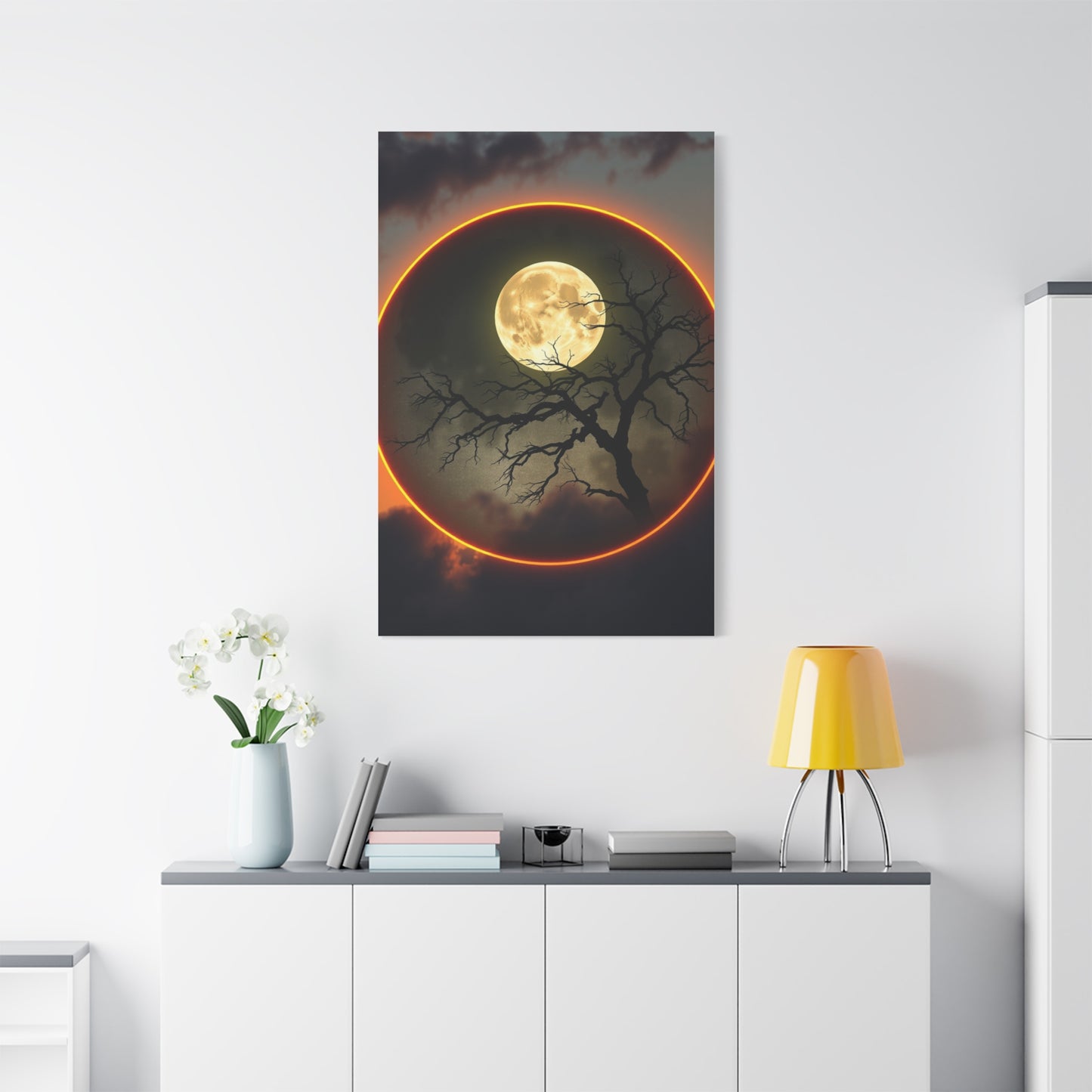 Moon Art Premium Canvas 19 Wall Art & Canvas Print