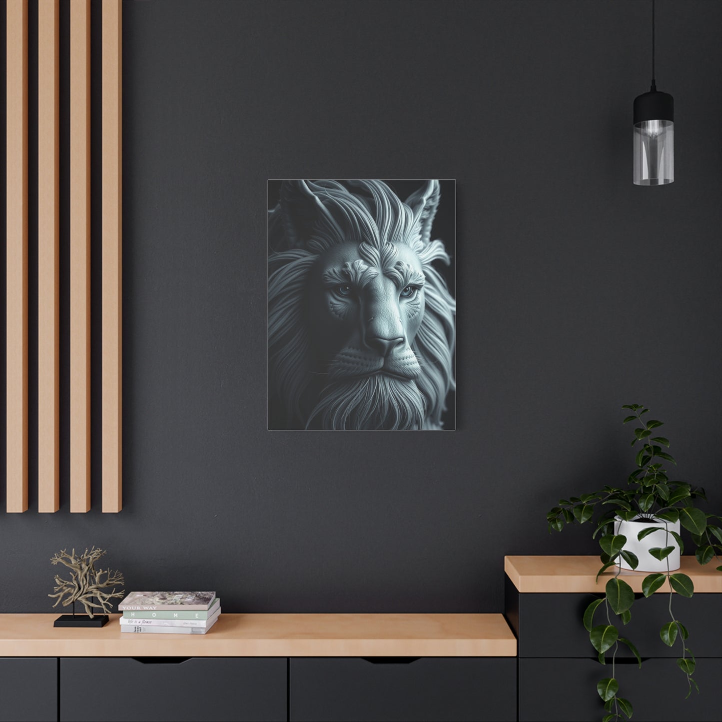 Ashen Serenity Artistry Wall Art & Canvas Print