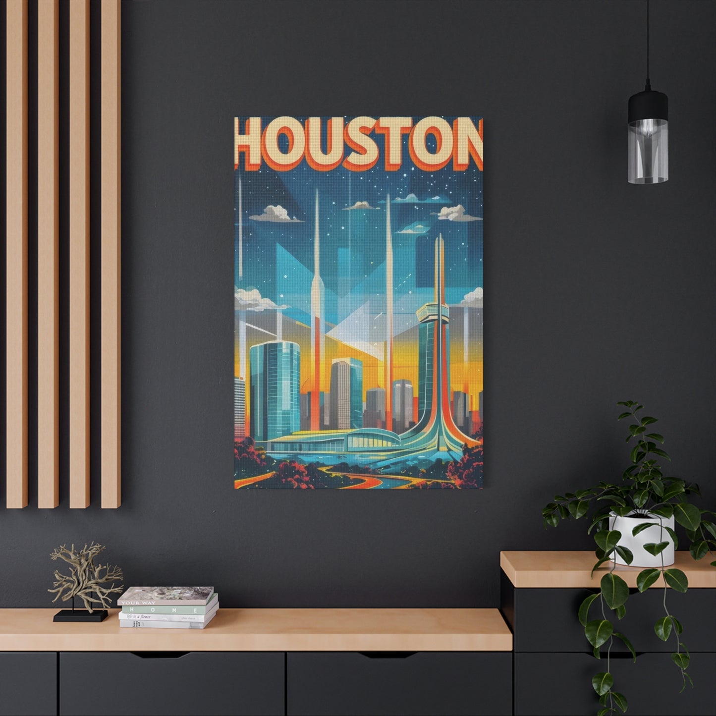Houston Skyline Dynamic Wall Art & Canvas Prints