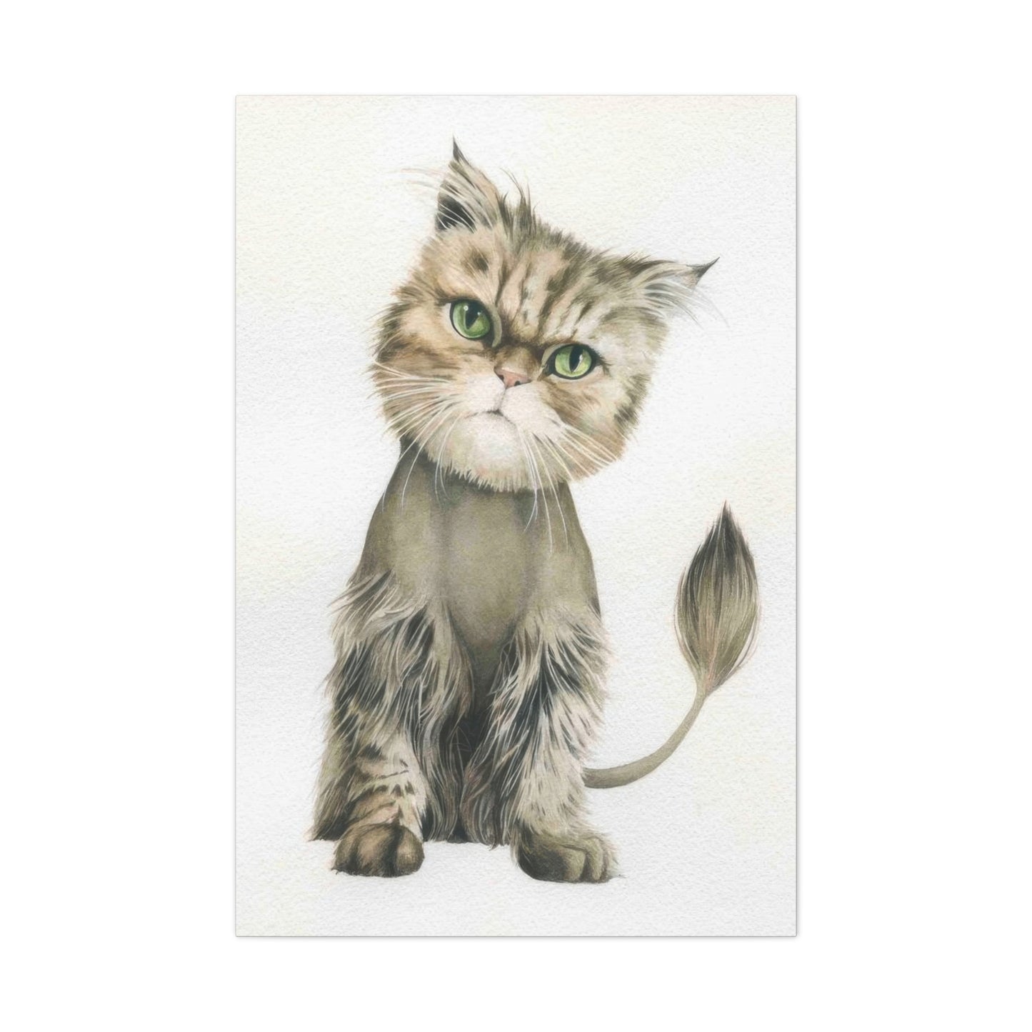 Grace Pop Cat Portrait Wall Art & Canvas Prints