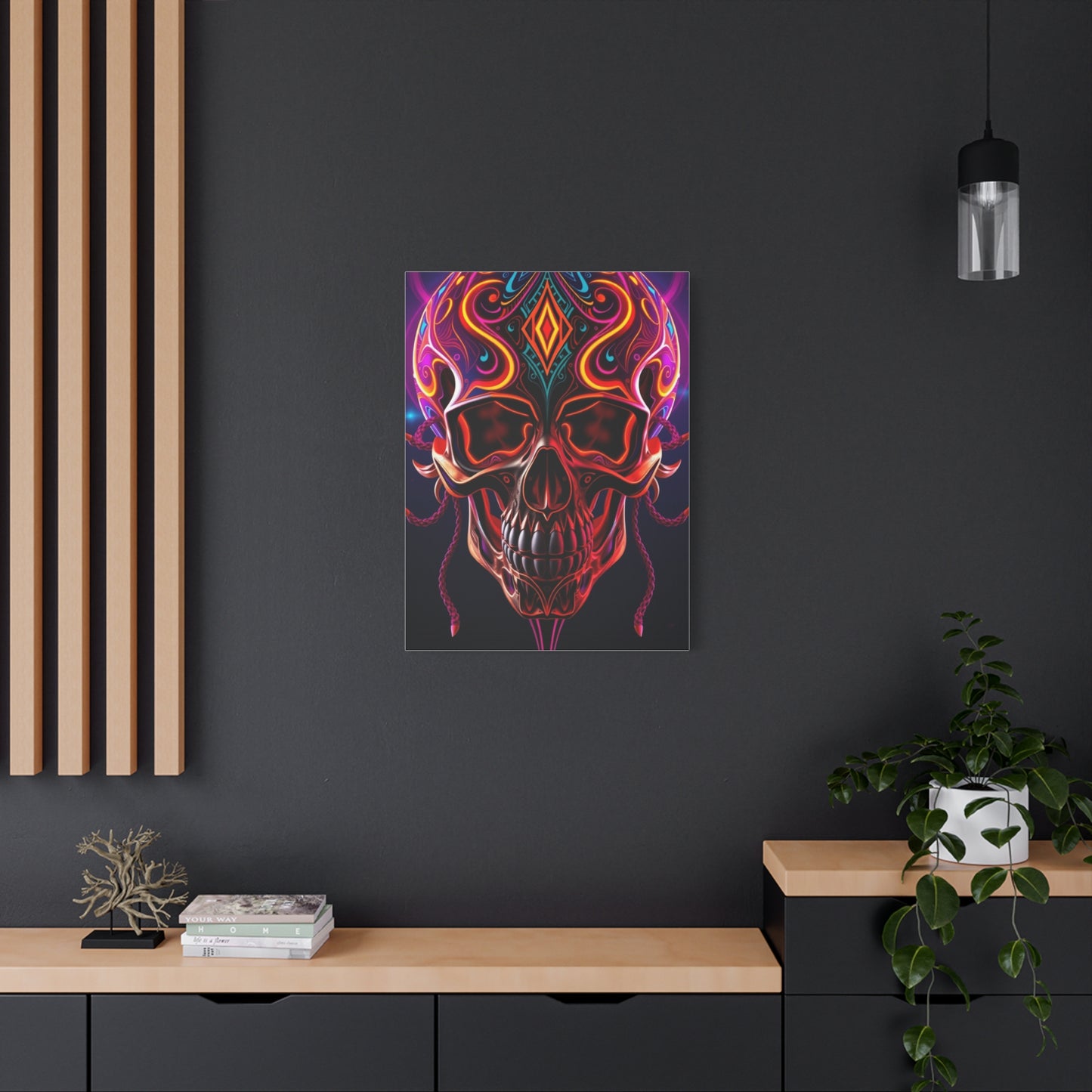 Opulent Skull Phantasm Wall Art & Canvas Print