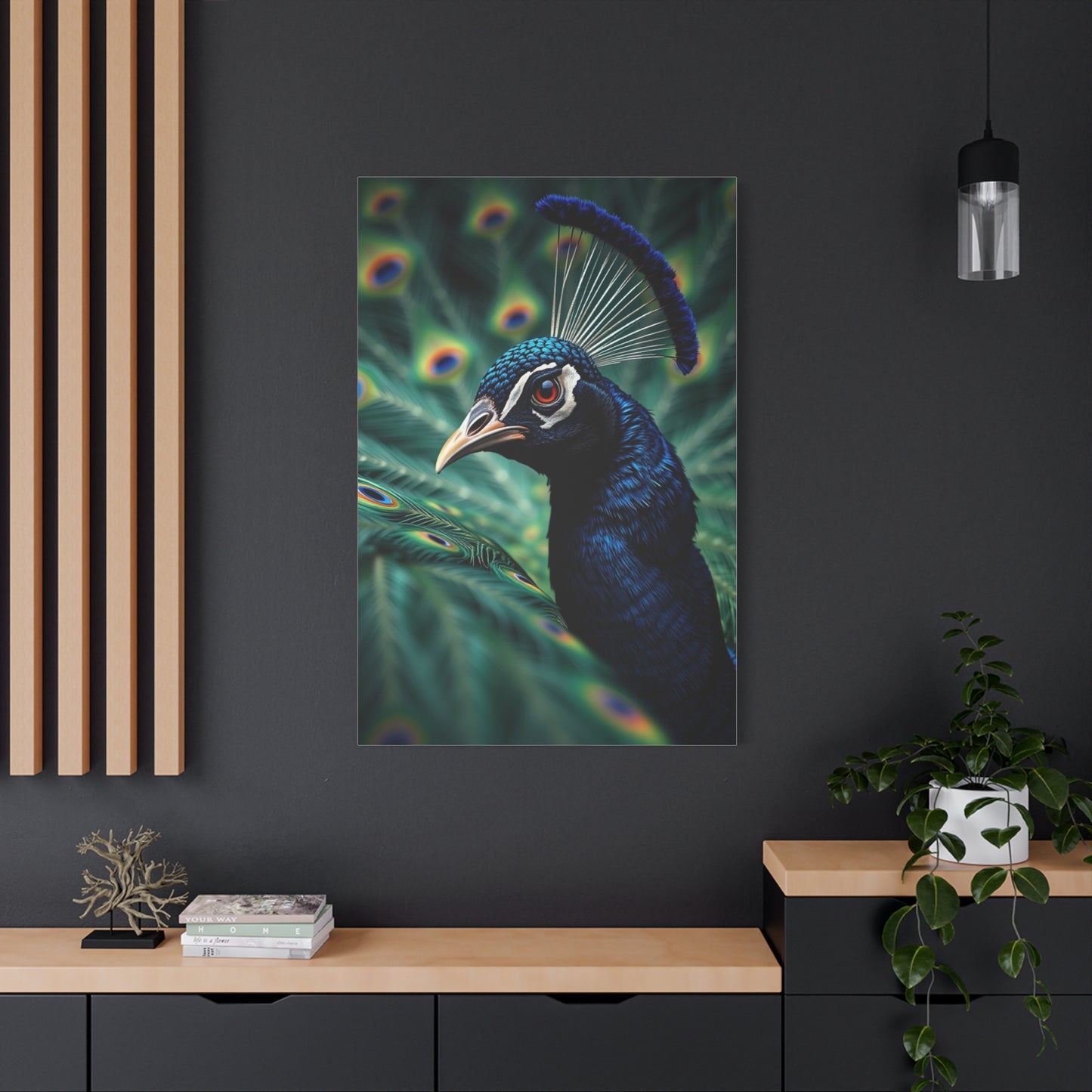Peacock Art Refined Canvas Wall Art & Canvas Print