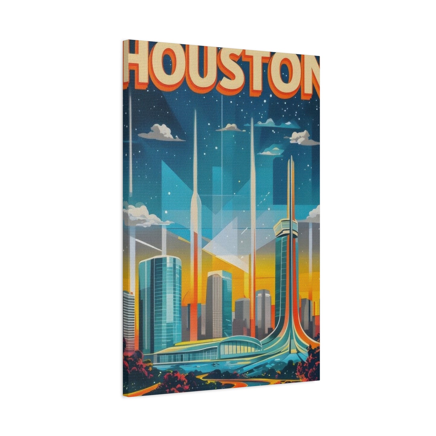 Houston Skyline Dynamic Wall Art & Canvas Prints