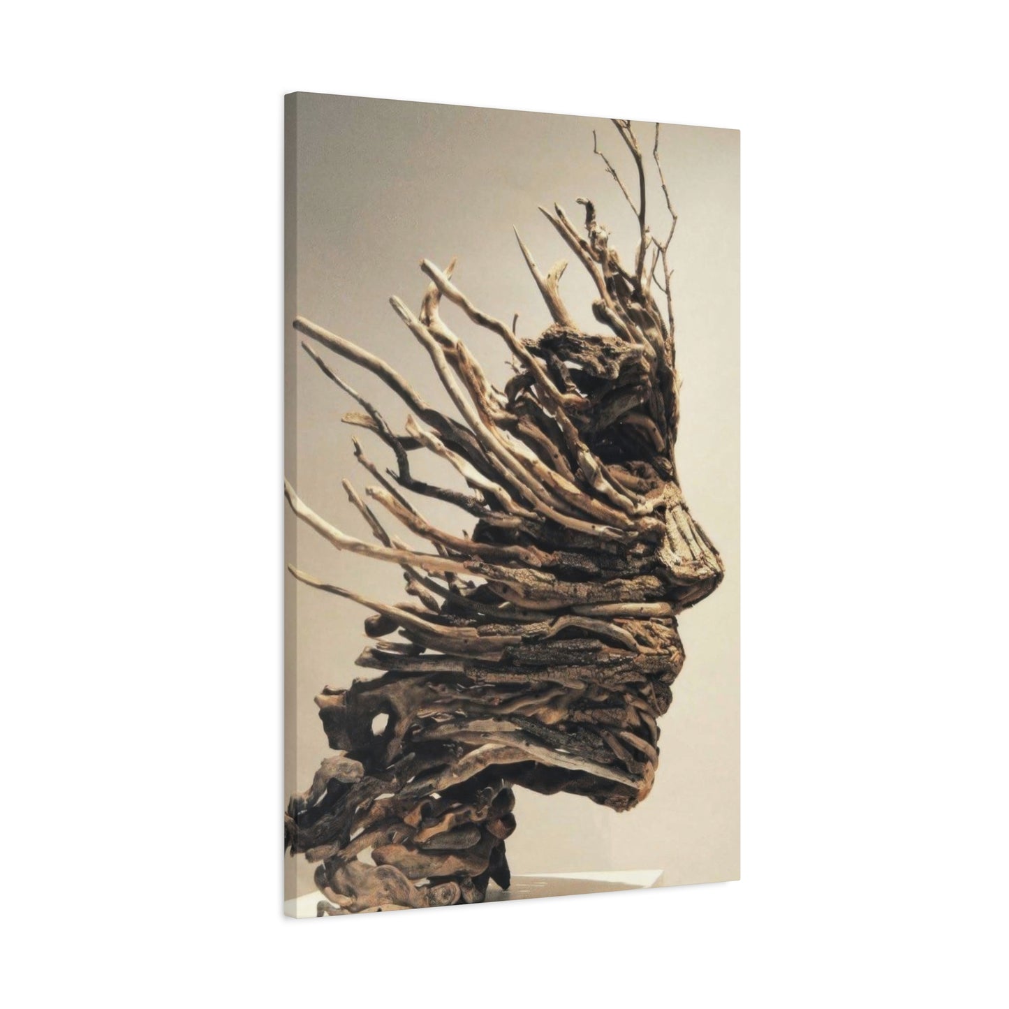 Driftwood Face Wall Art & Canvas Prints