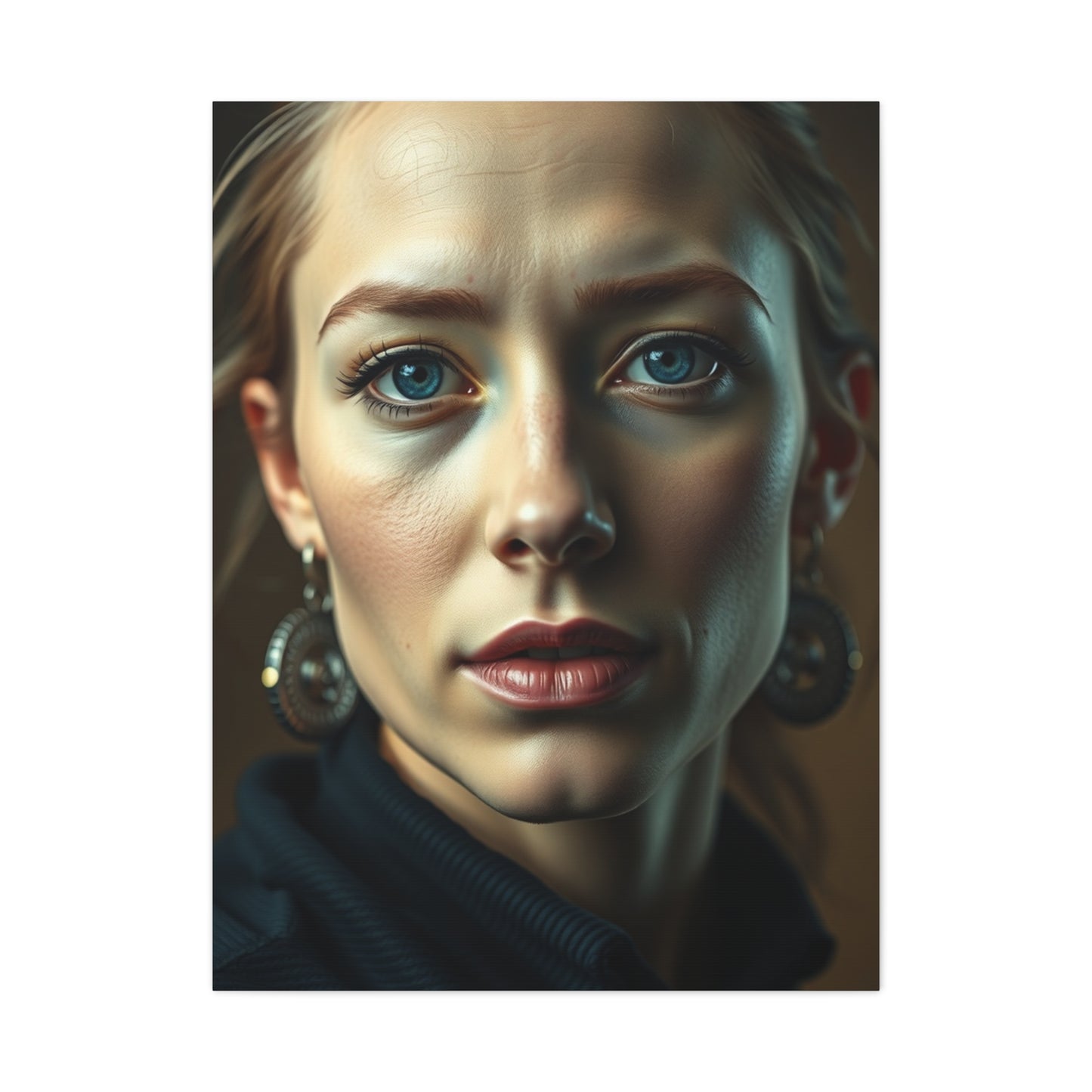 Graceful Profile Elegance Wall Art & Canvas Print