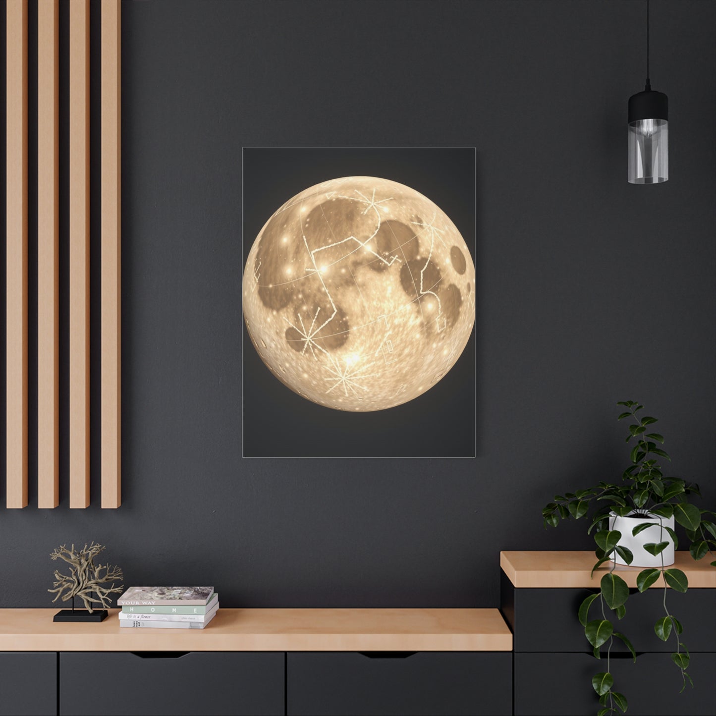 Moon Art Premium Canvas 18 Wall Art & Canvas Print