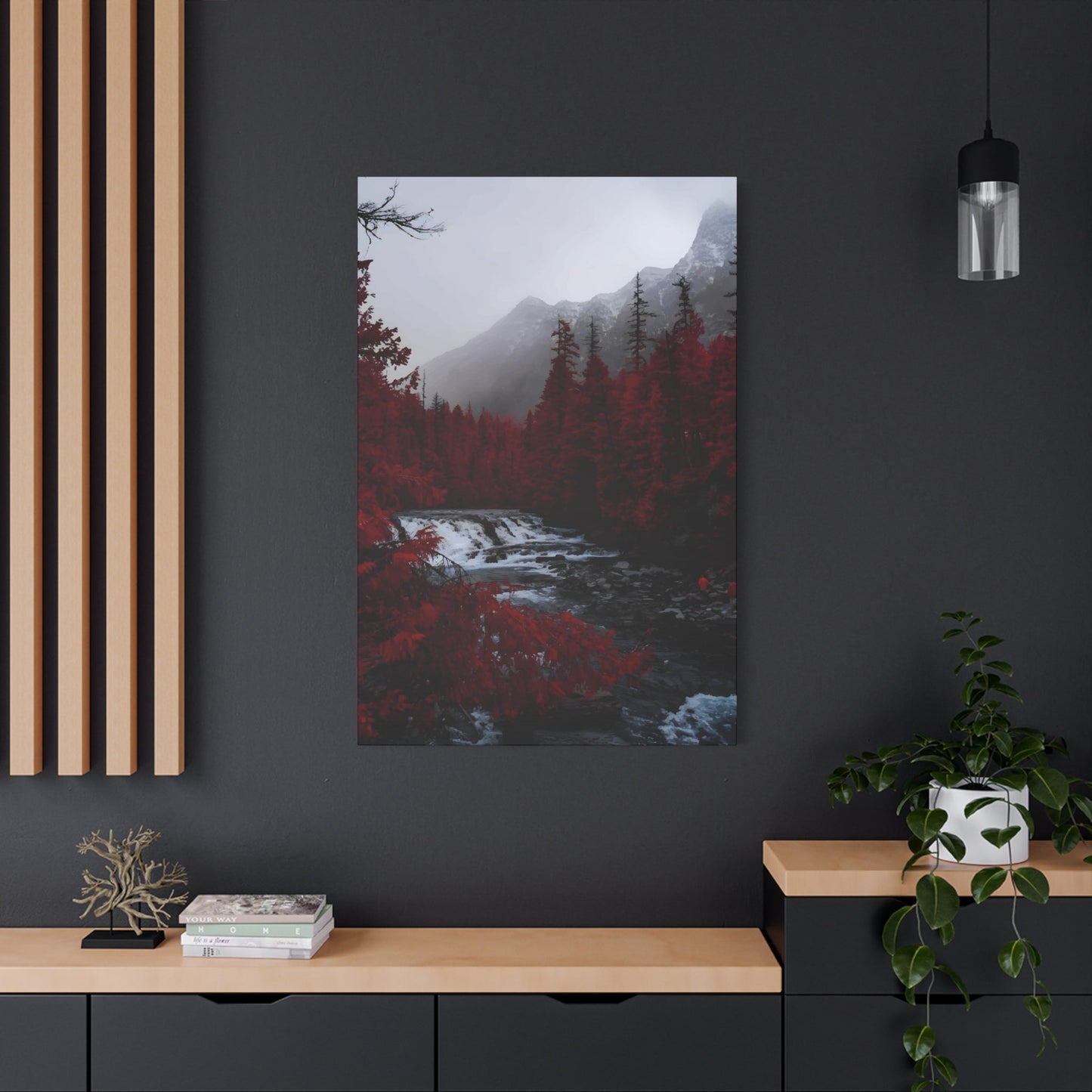 Red View Wall Art & Canvas Prints