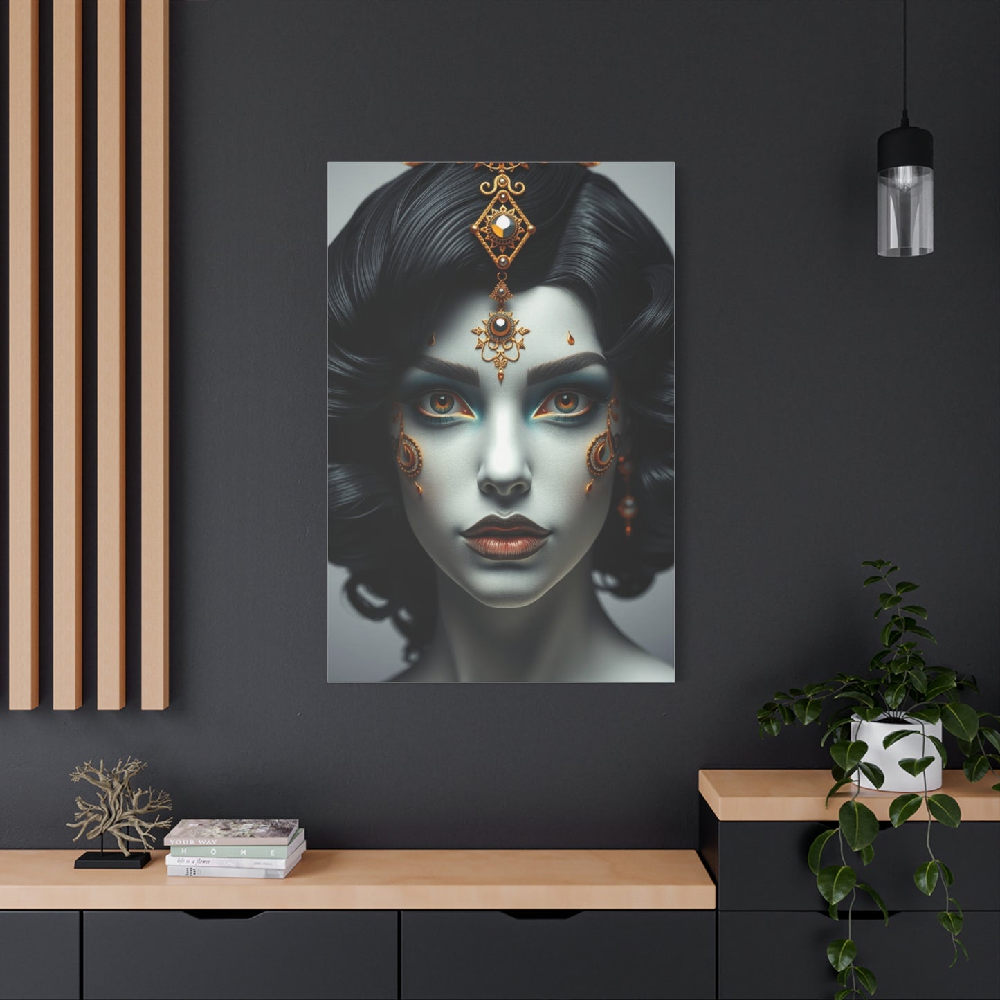 Black White and Gold Art Refined Canvas Wall Art & Canvas Print