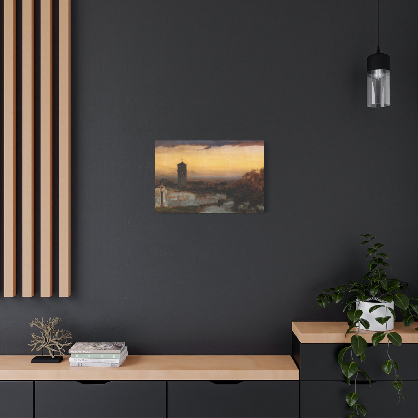 Monastery At Albano George Inness Wall Art & Canvas Prints