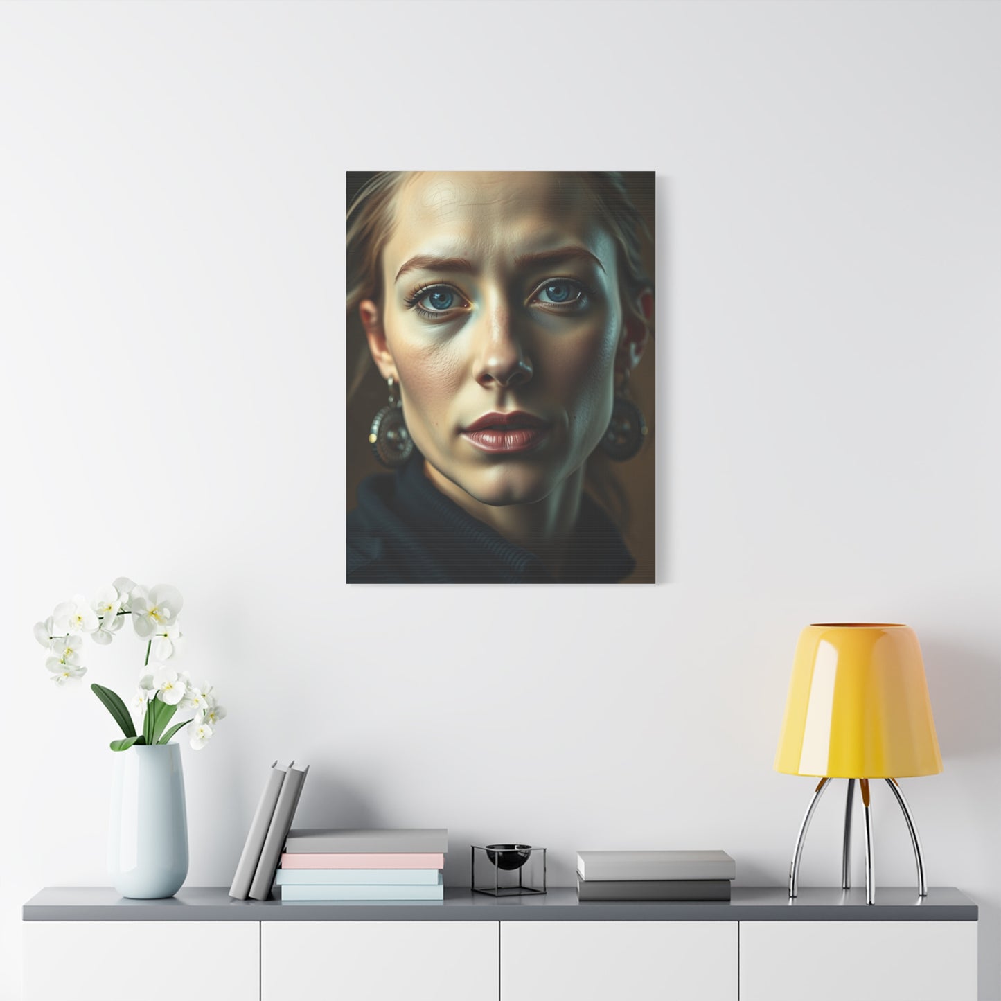 Graceful Profile Elegance Wall Art & Canvas Print