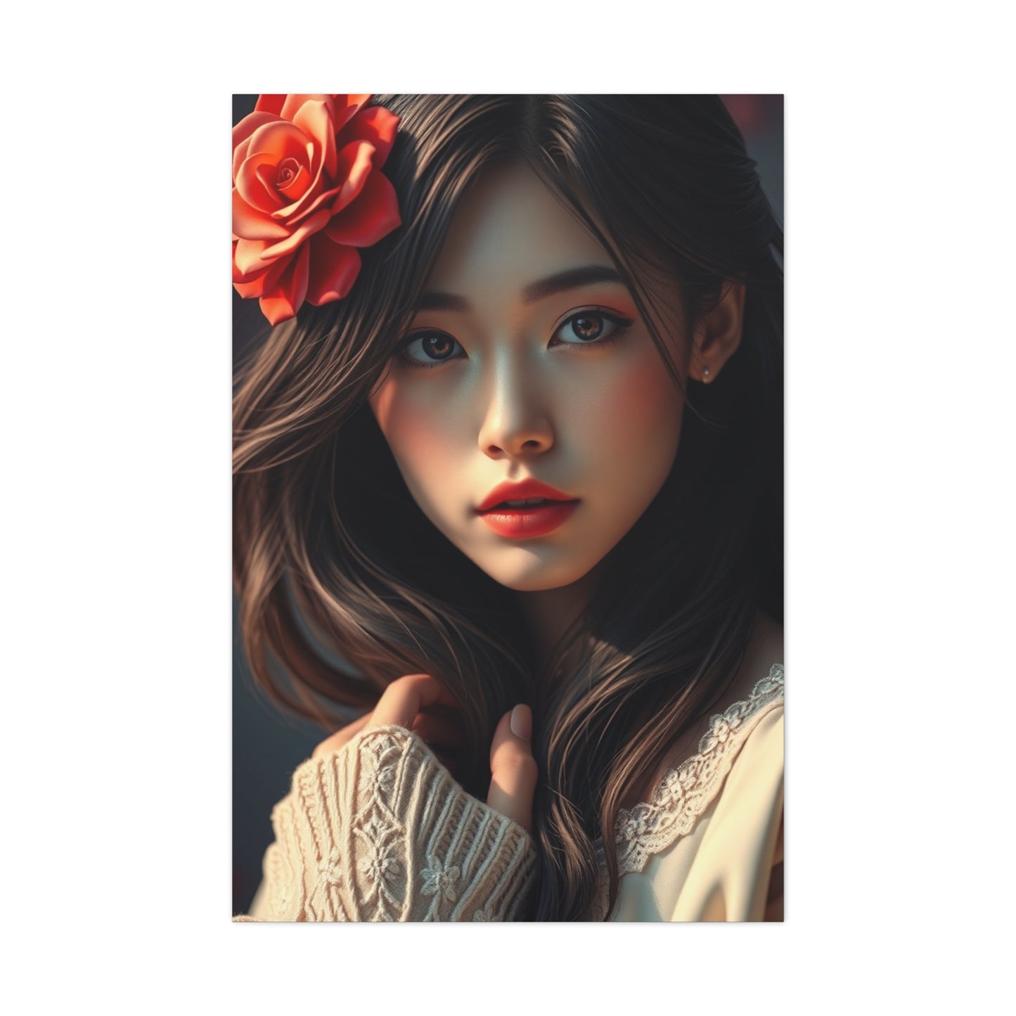 Serenade of Hearts Canvas Wall Art & Canvas Print