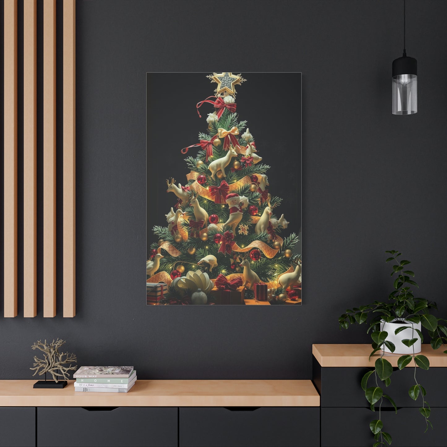 Timeless Yuletide Reverie Canvas