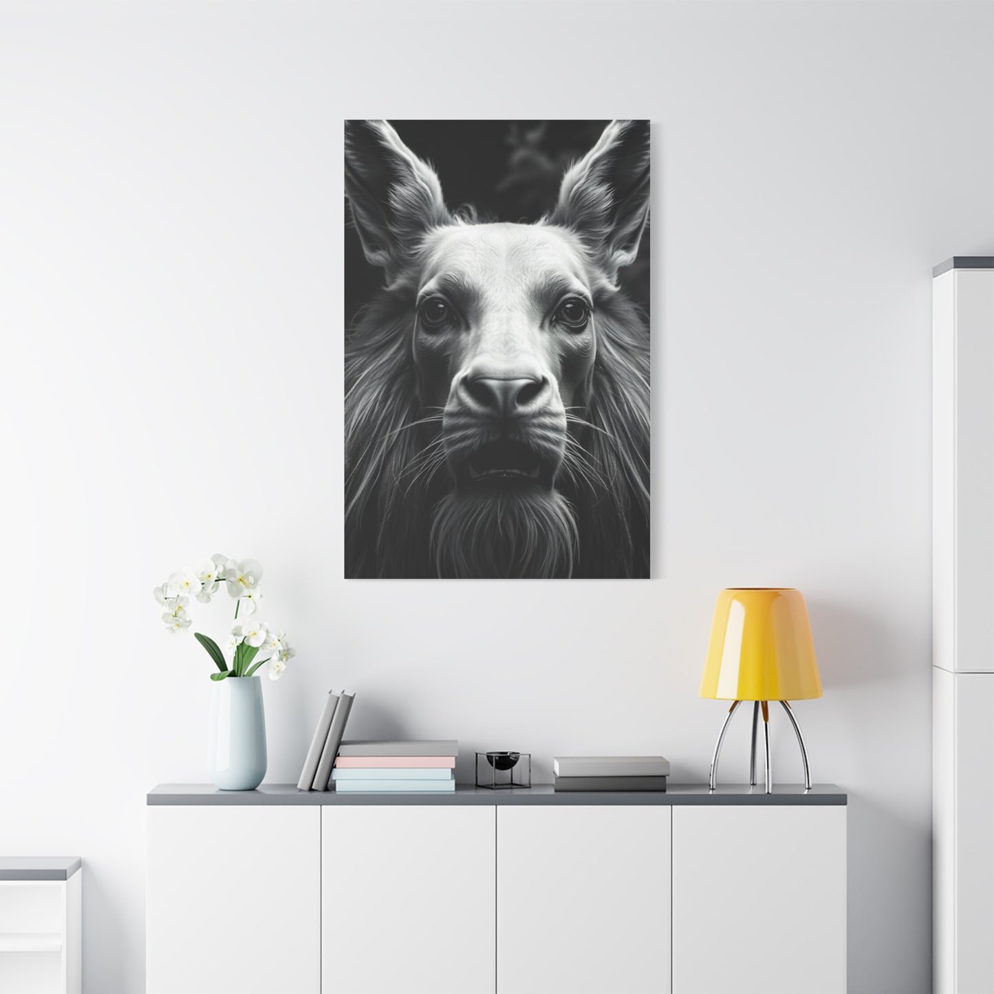 Veiled Silhouette Masterpiece Wall Art & Canvas Print