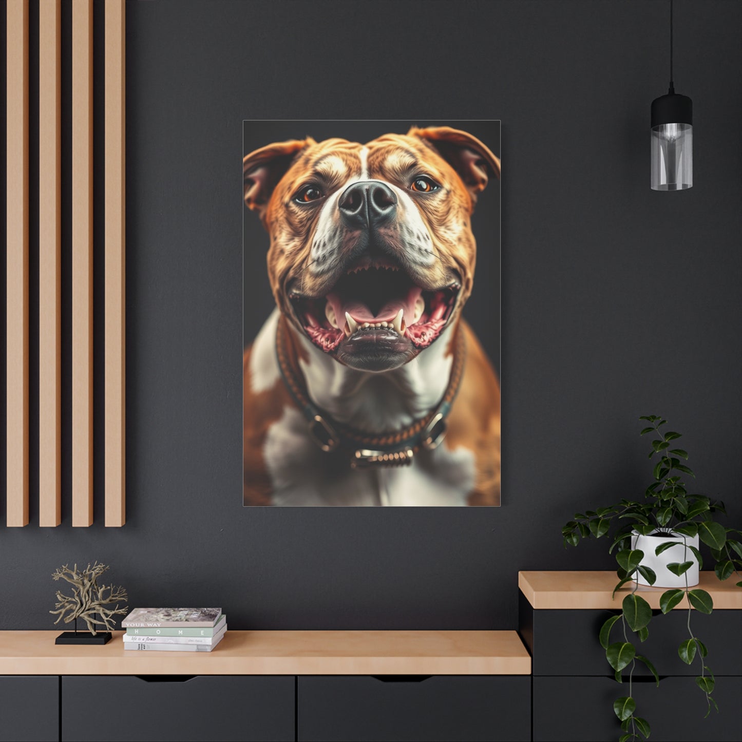 Pit Bull Art Supreme Canvas Wall Art & Canvas Print