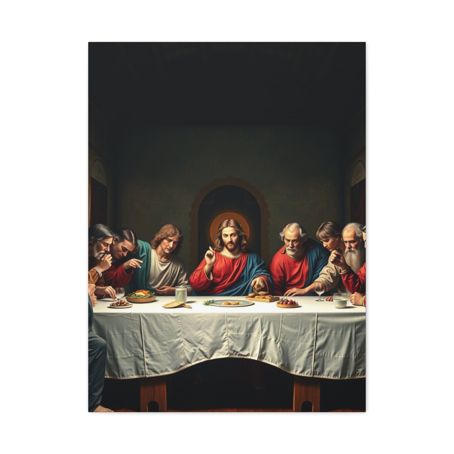 The Last Supper Art Canvas Art 4 Wall Art & Canvas Print