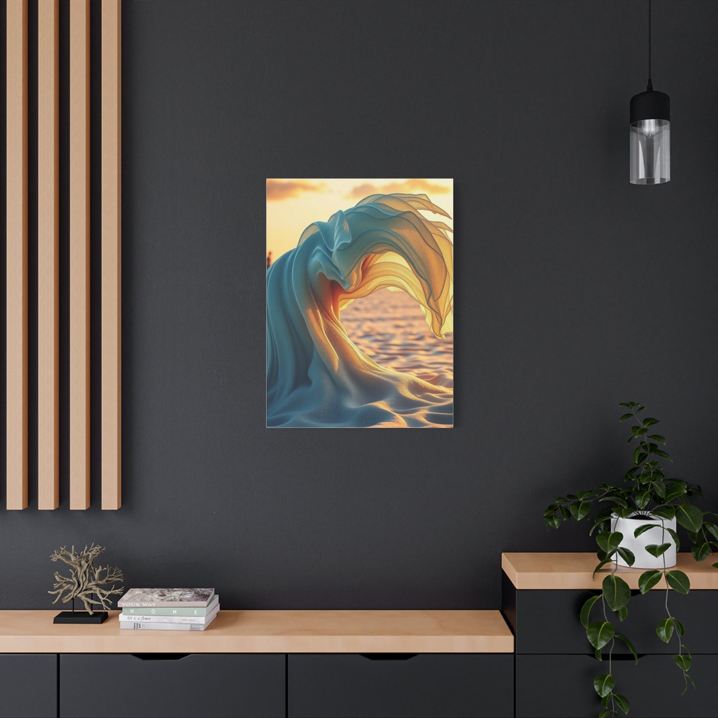 Vibrant Coastal Tapestry Wall Art & Canvas Print