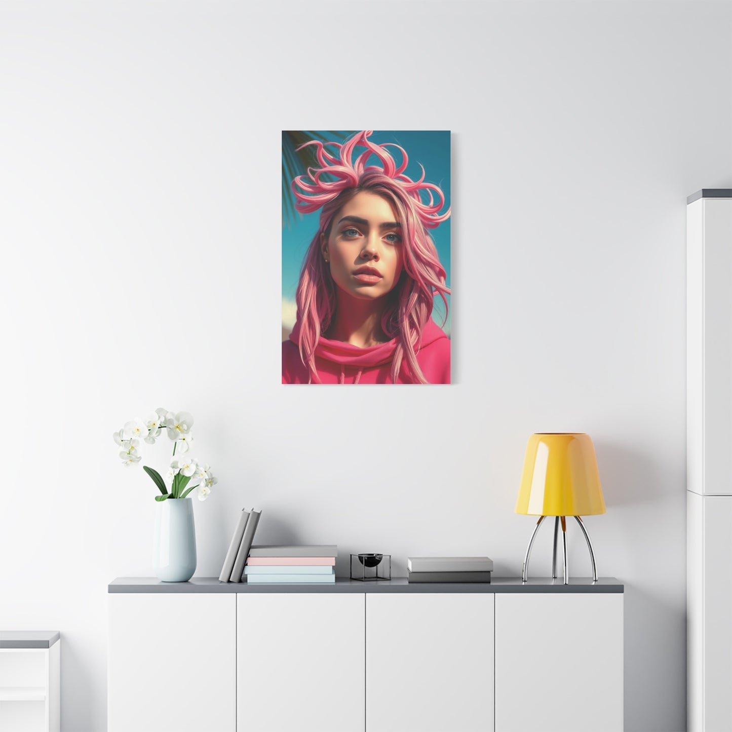 Crimson Serenade Artistry Wall Art & Canvas Print